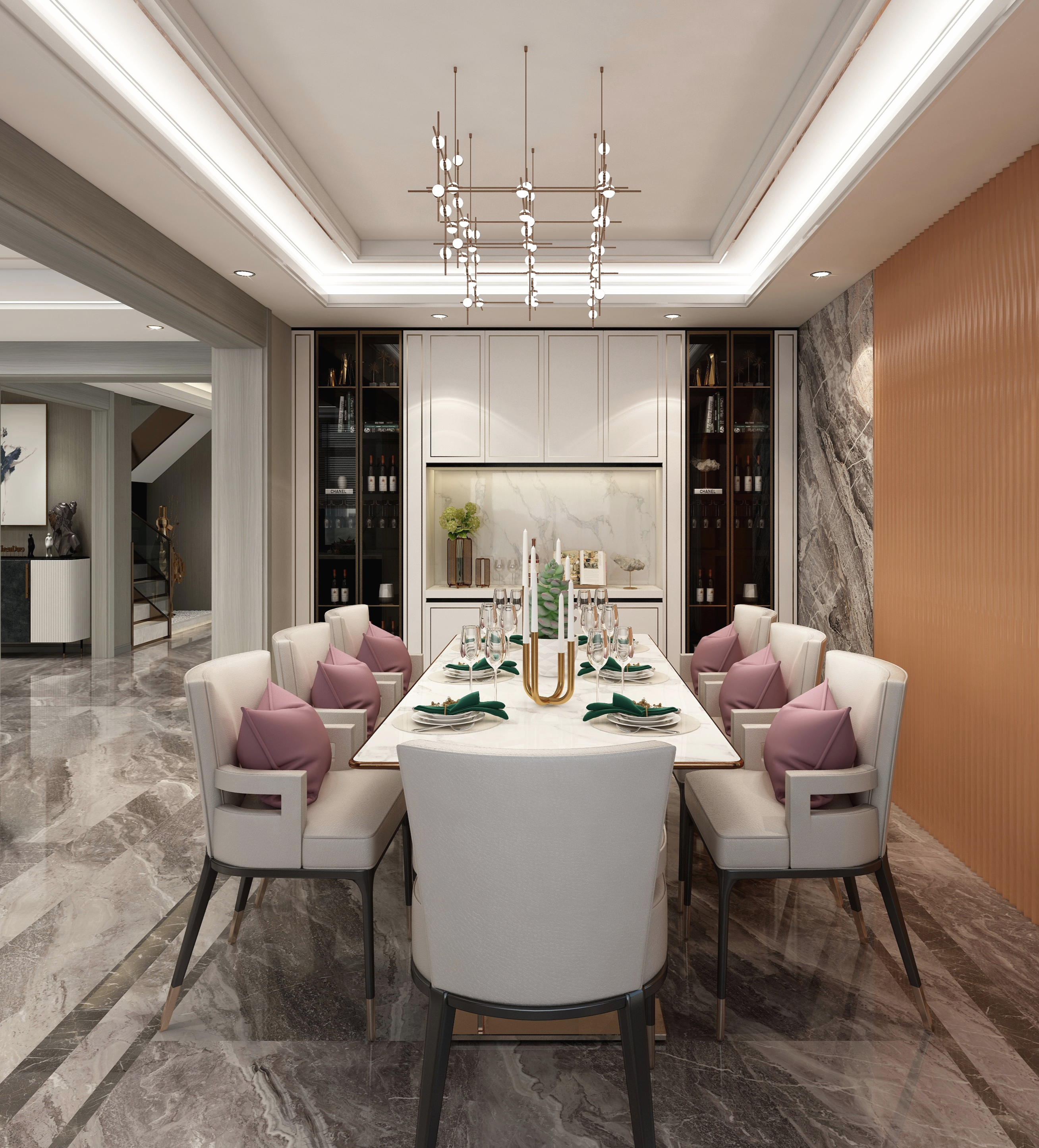 X无邪AhFs-2层别墅户型装修效果图