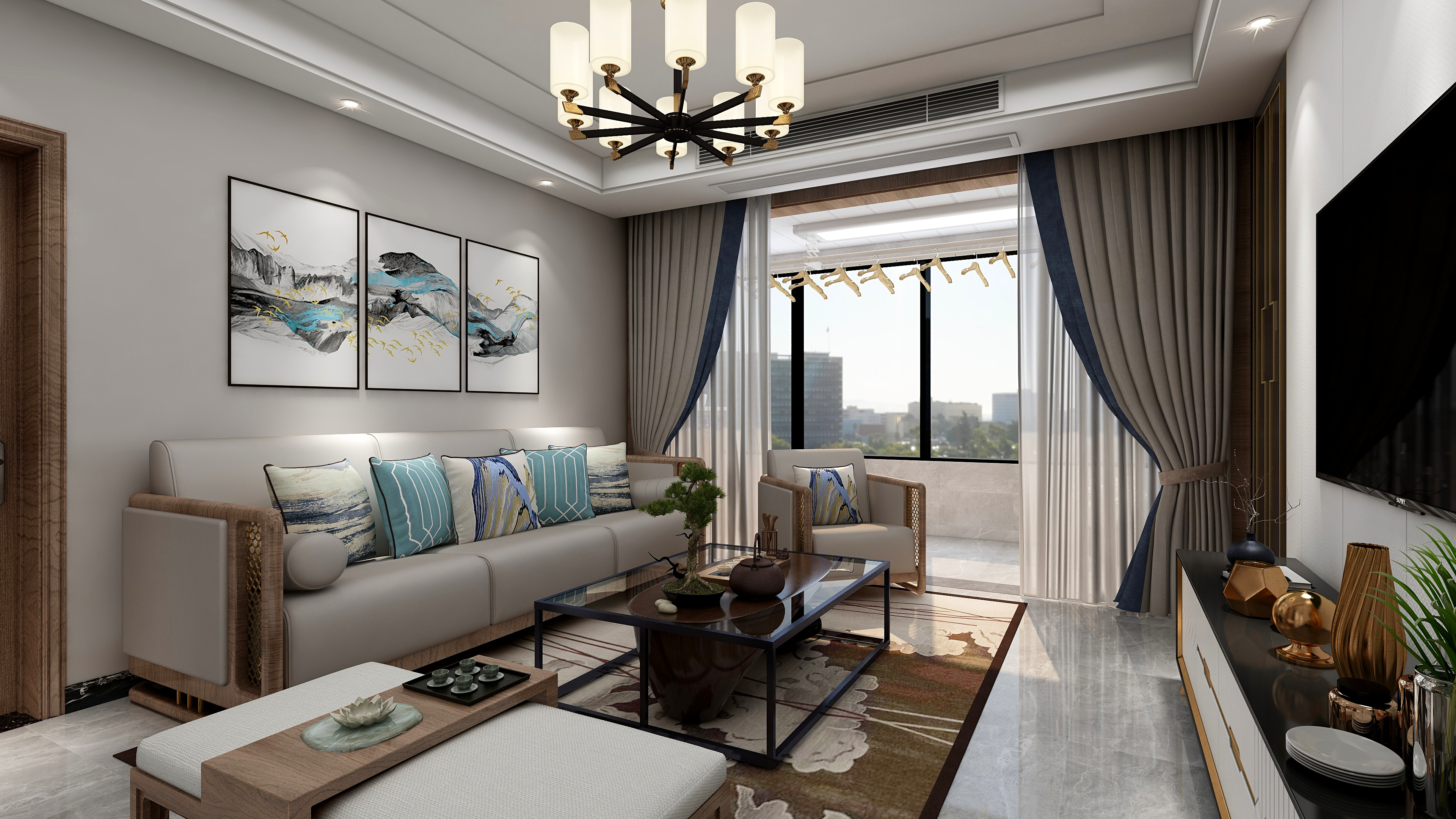 柏壹空间设计-静·禅-装修设计方案