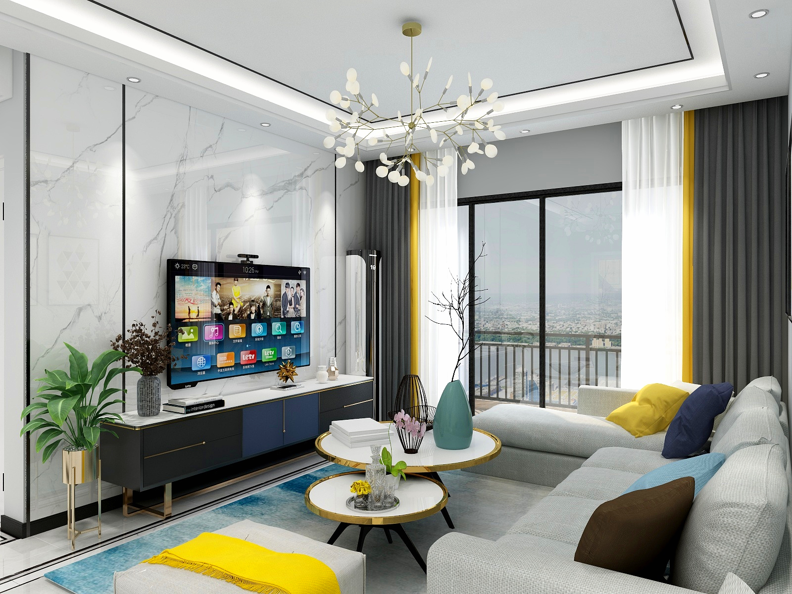 升美装饰全案设计-蔚蓝海岸1-1901-副本-装修设计方案