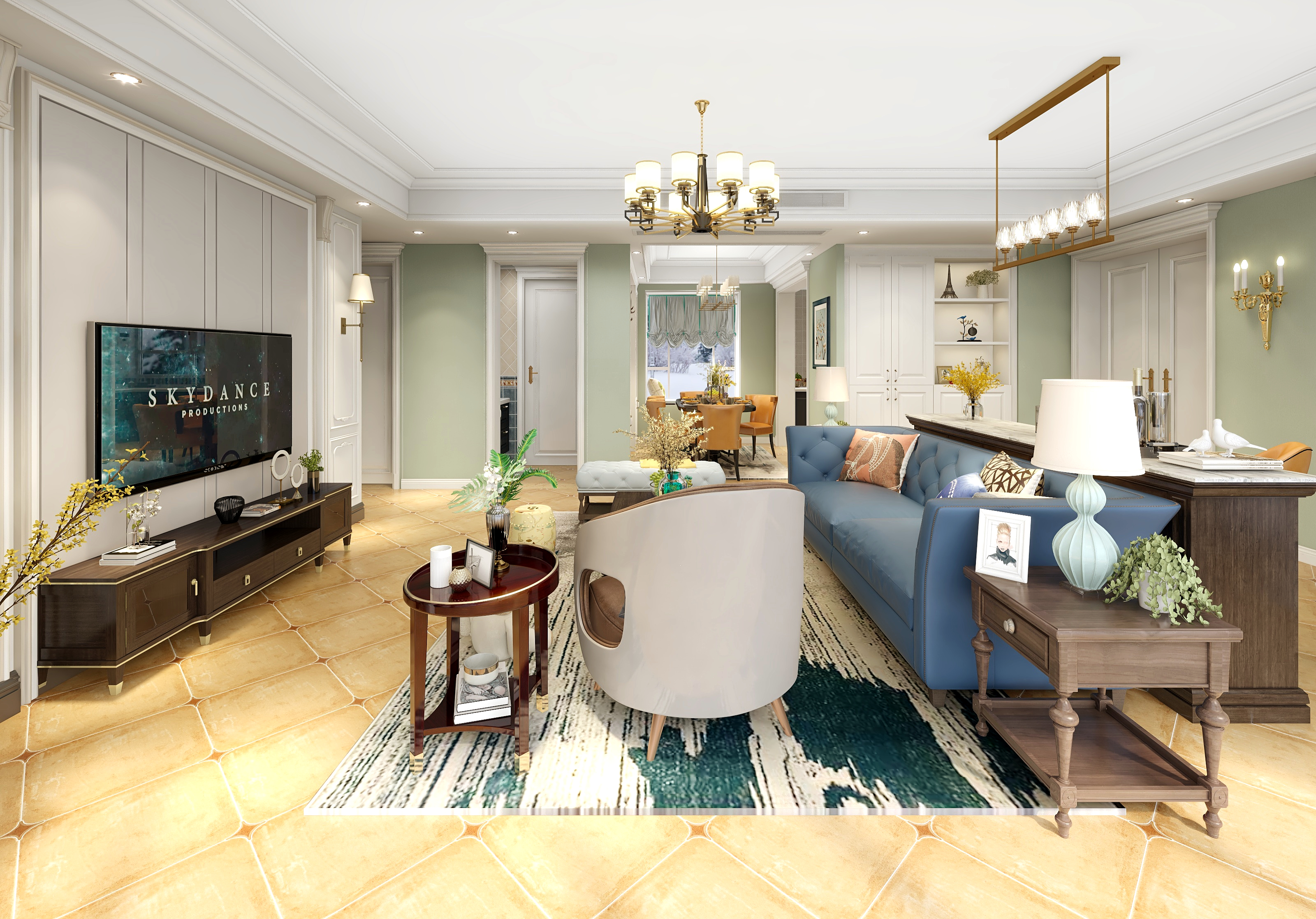 X无邪AhFs-简美风格、装修效果图