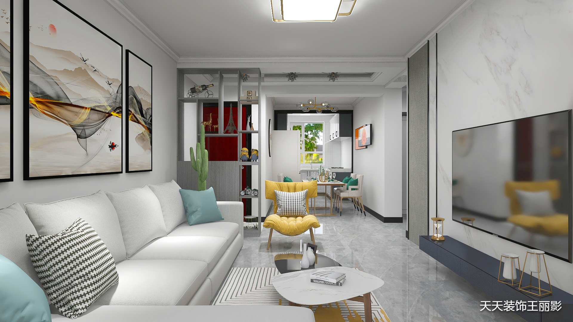 设计师王丽影-红瓦新居-装修设计方案