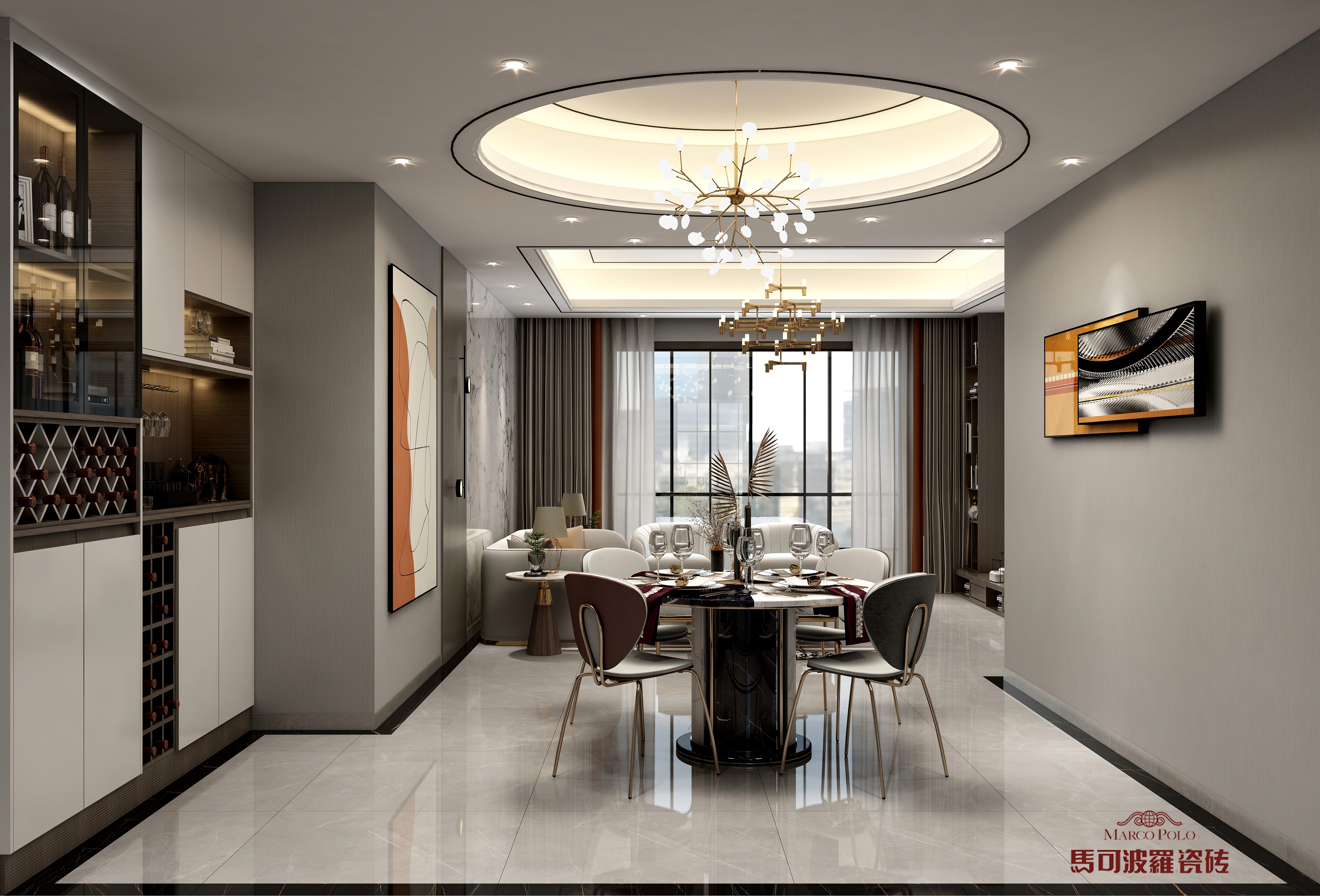 ۞效果图FkYD-大领山领居-装修设计方案