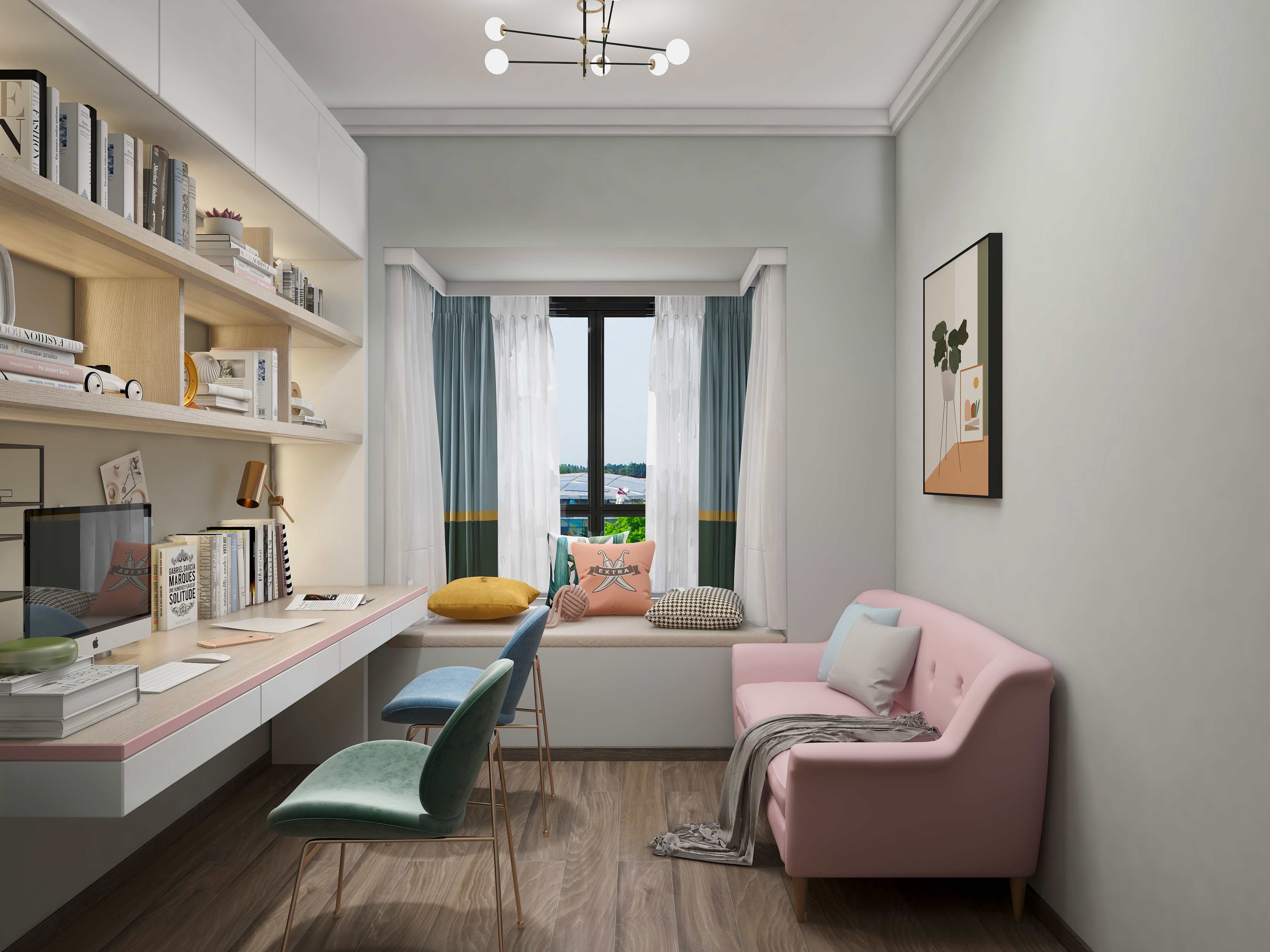 王思力-北欧风格装修效果图