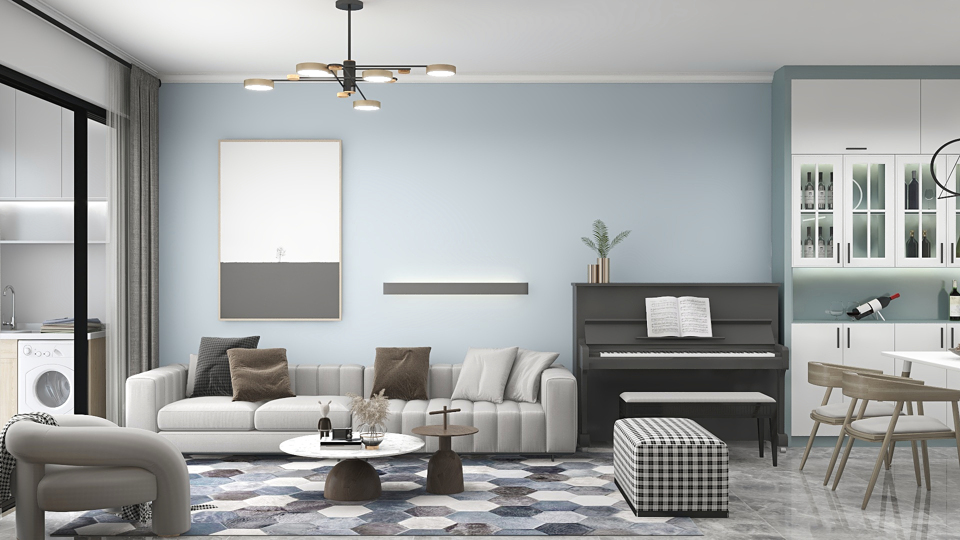 QC設記-现代北欧风装修效果图