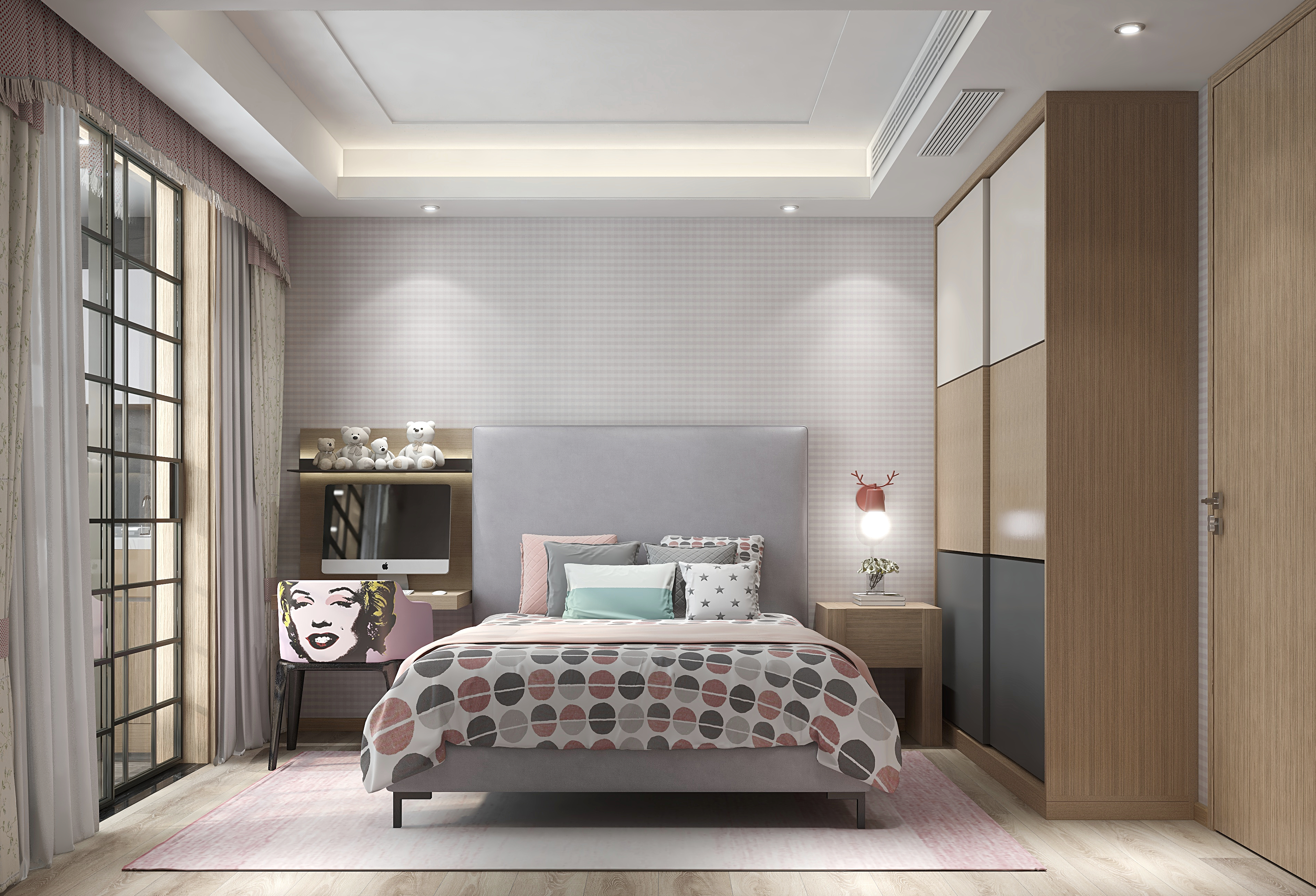 黄建-《安缦》禅意中式|130㎡三居装修效果图