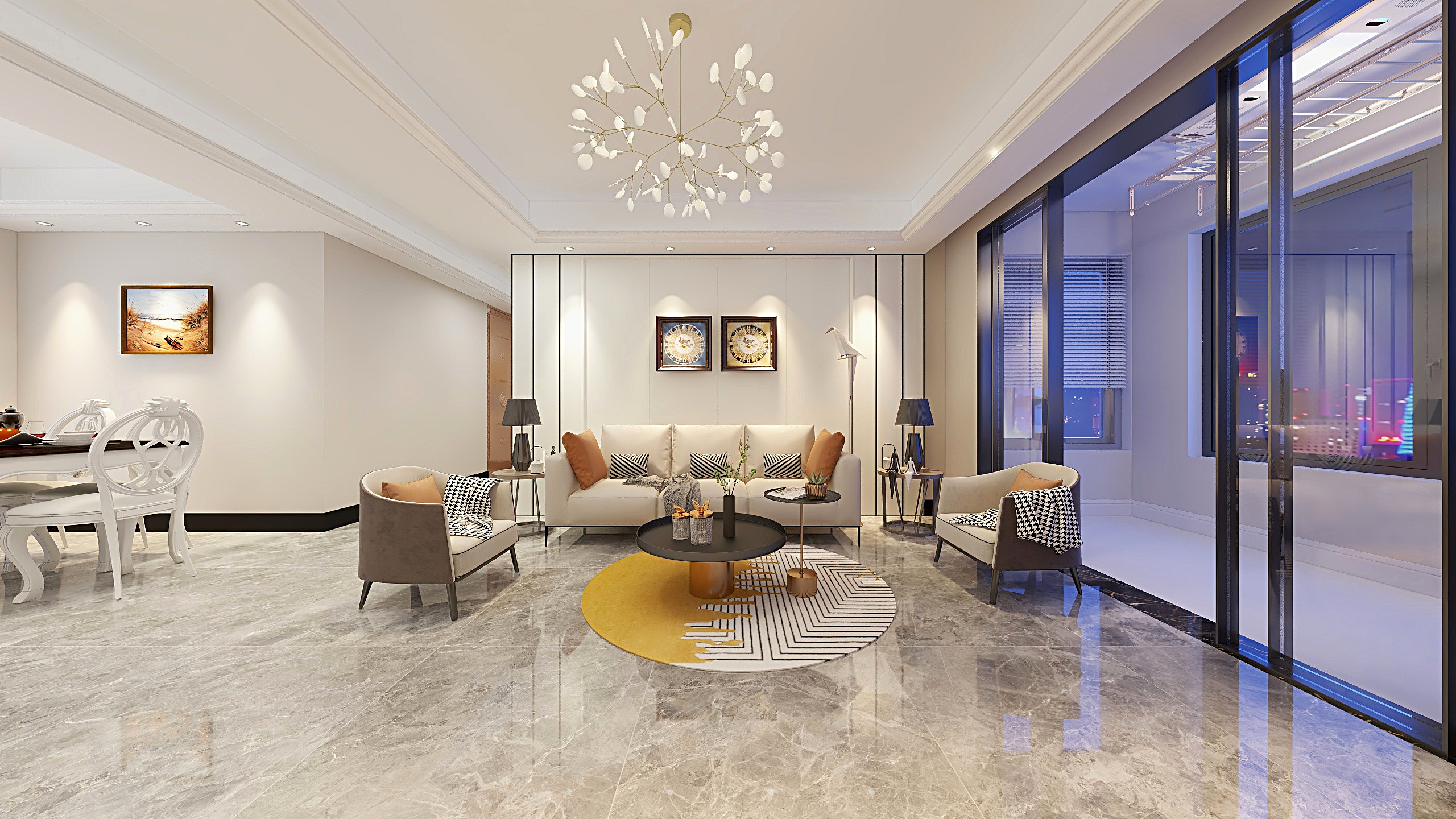 名知名-样板间征集专用户型二装修效果图