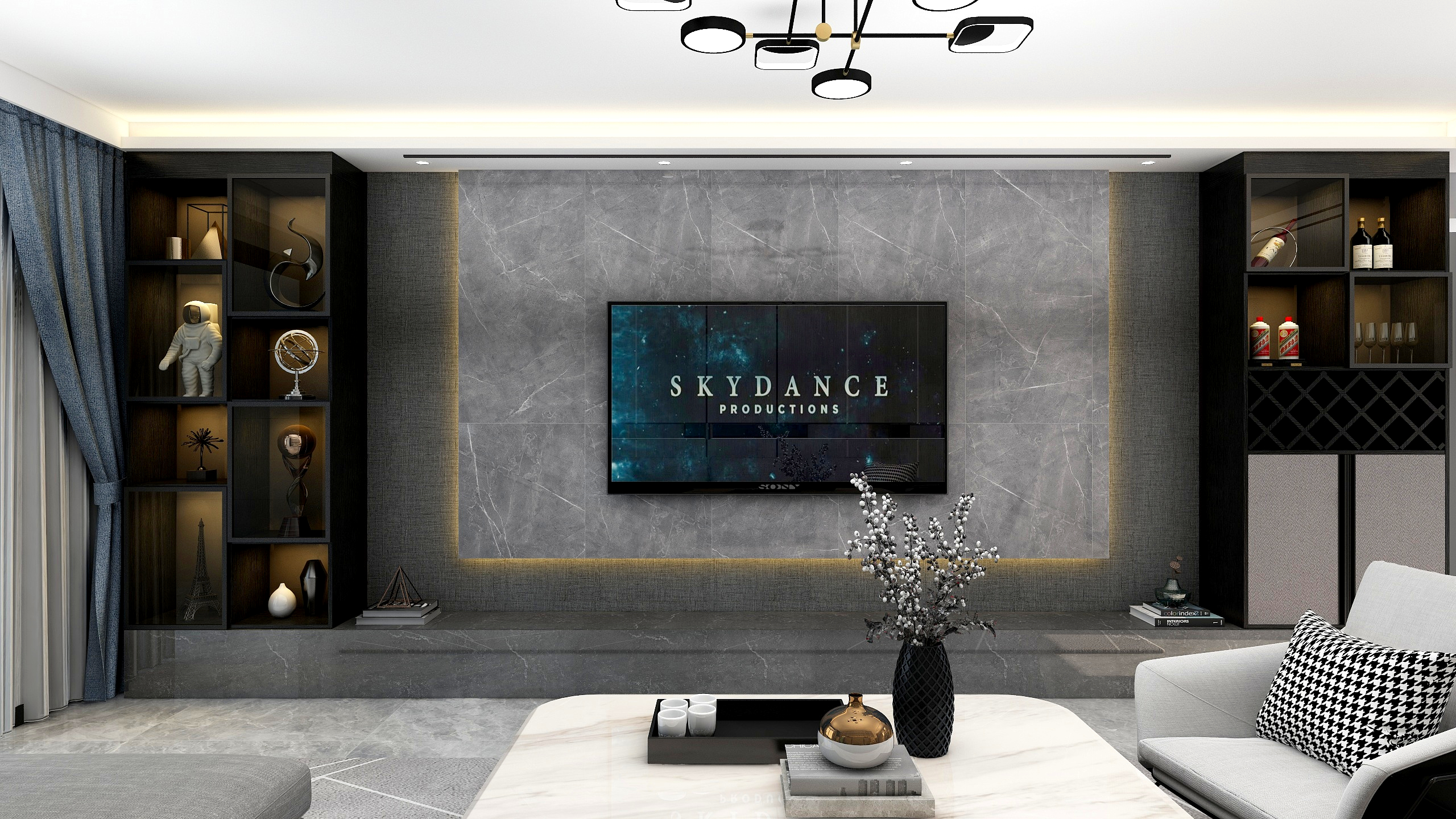 轻栖dawns空间设计-海德花园-装修设计方案