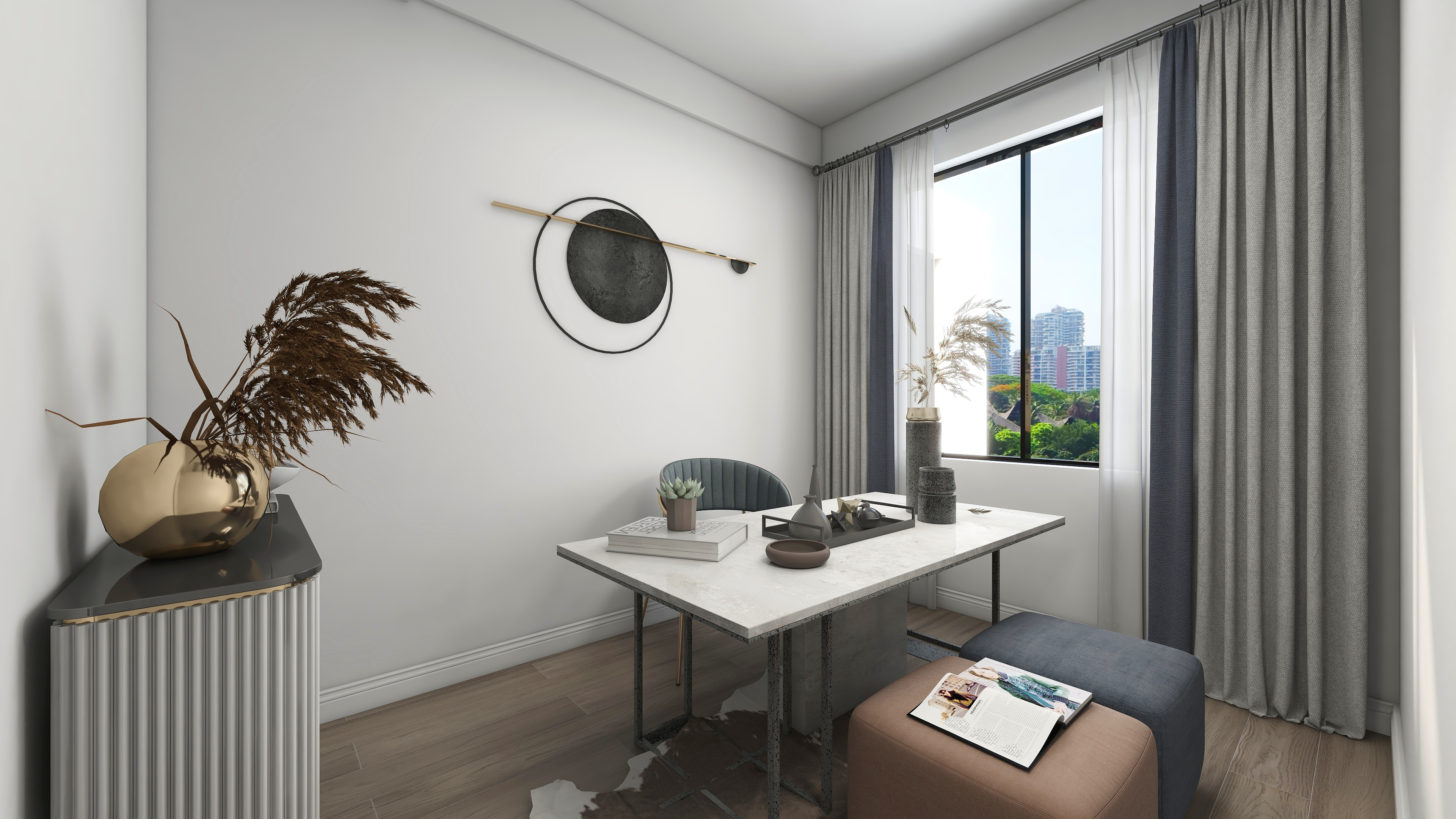 玖圣家装饰月星家居店-现代简约装修效果图