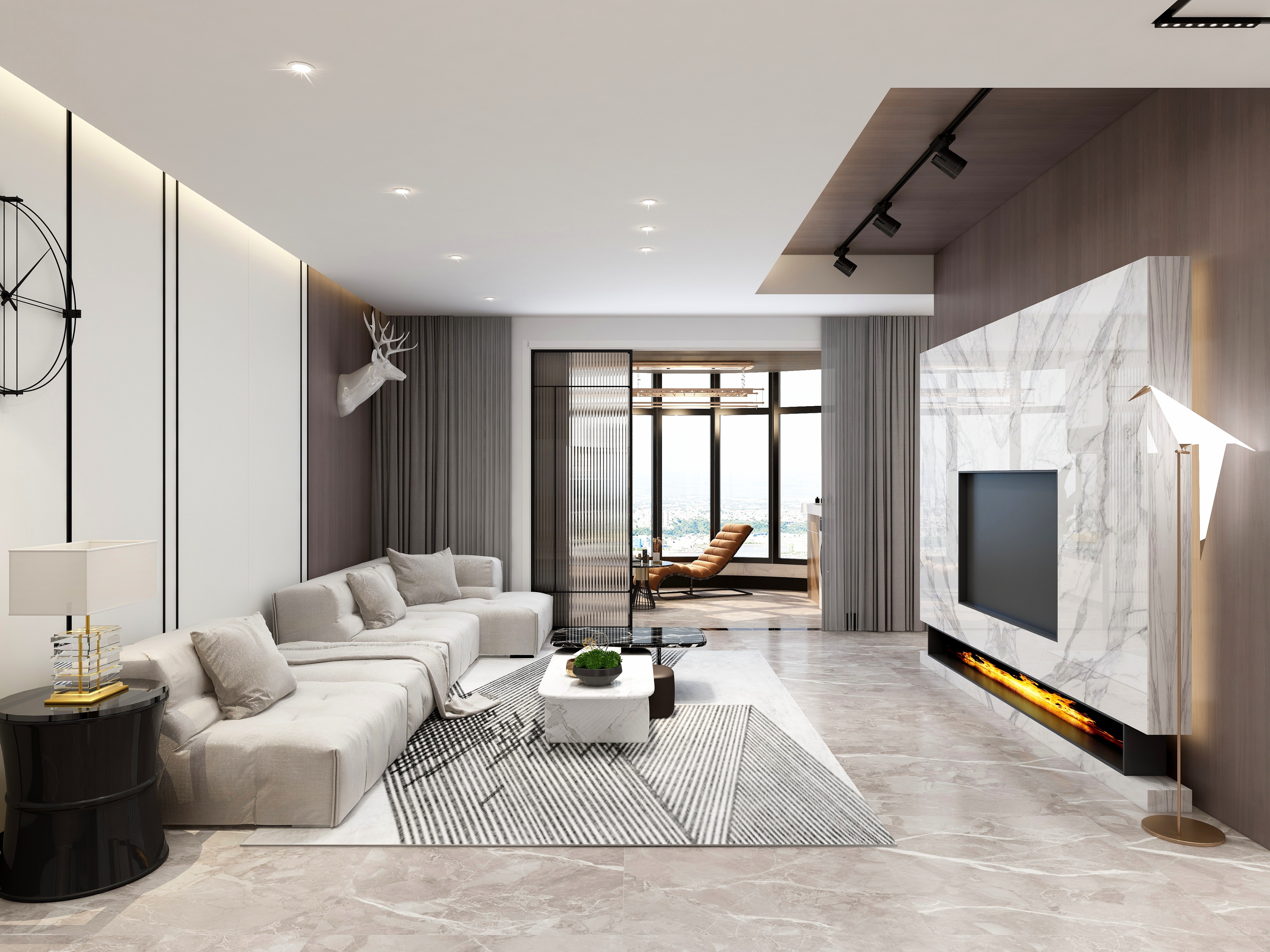 设计师晓风-现代轻奢装修效果图