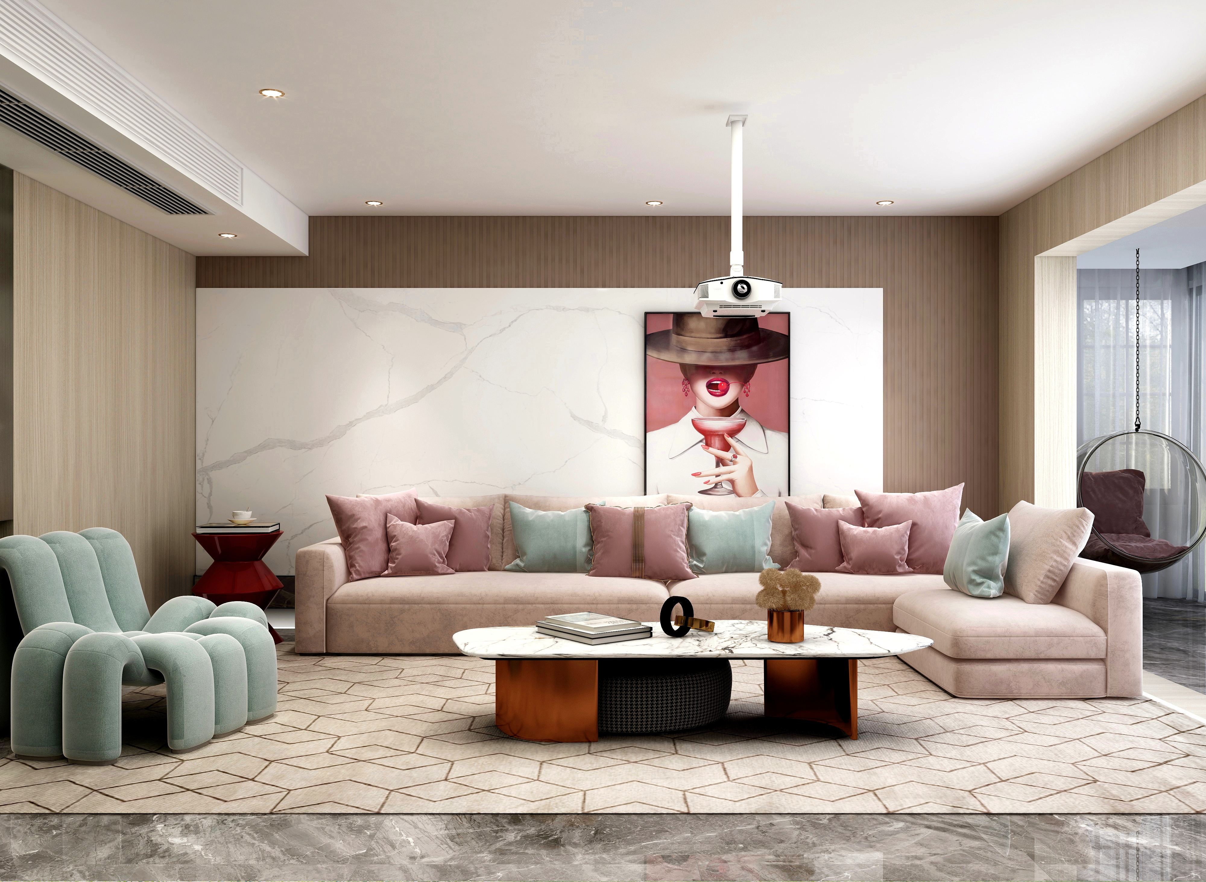 大田路183平方两室两厅现代轻奢风格-副本-副本-装修设计方案