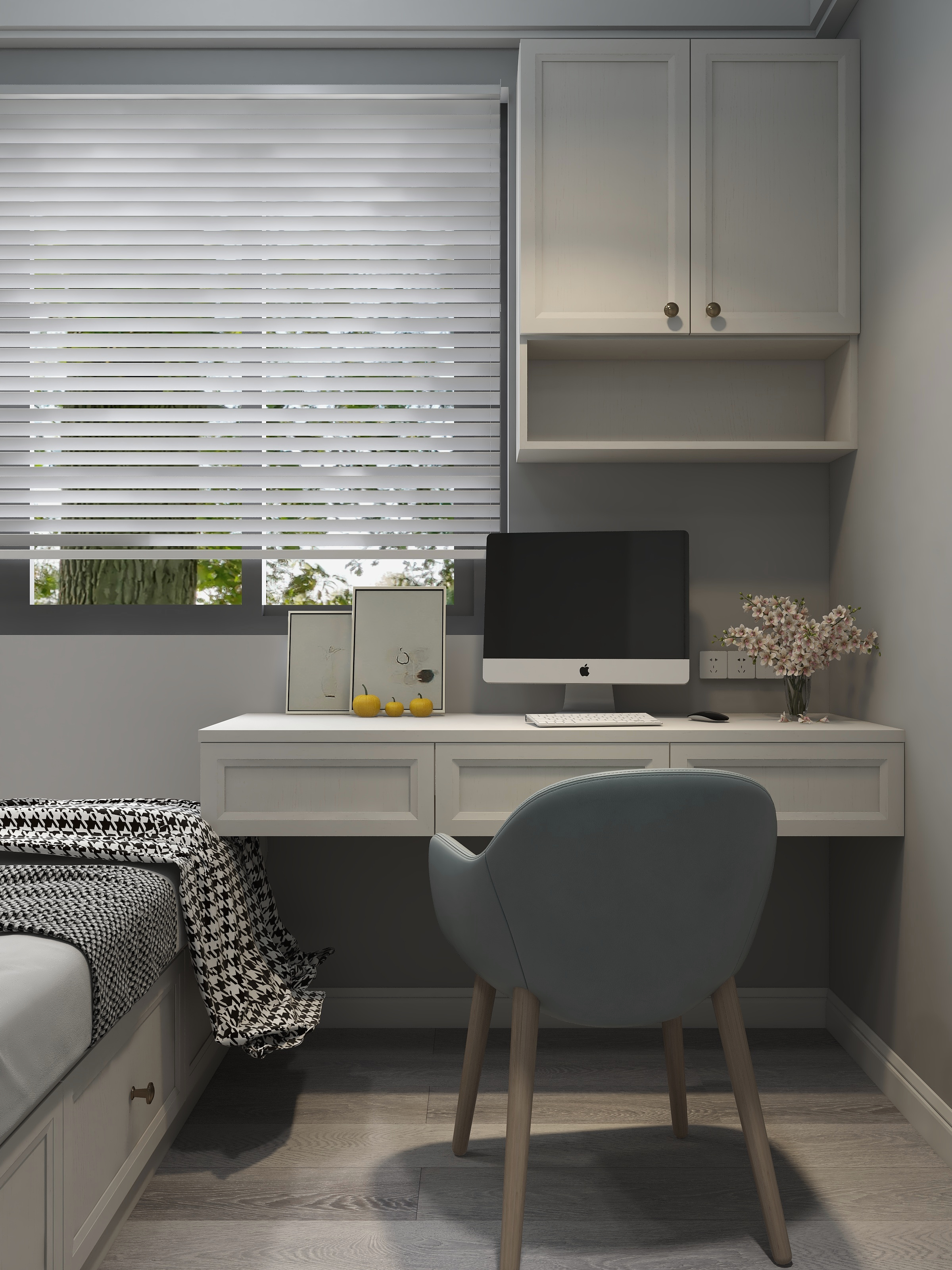 湛智华-现代简约115平3房装修效果图