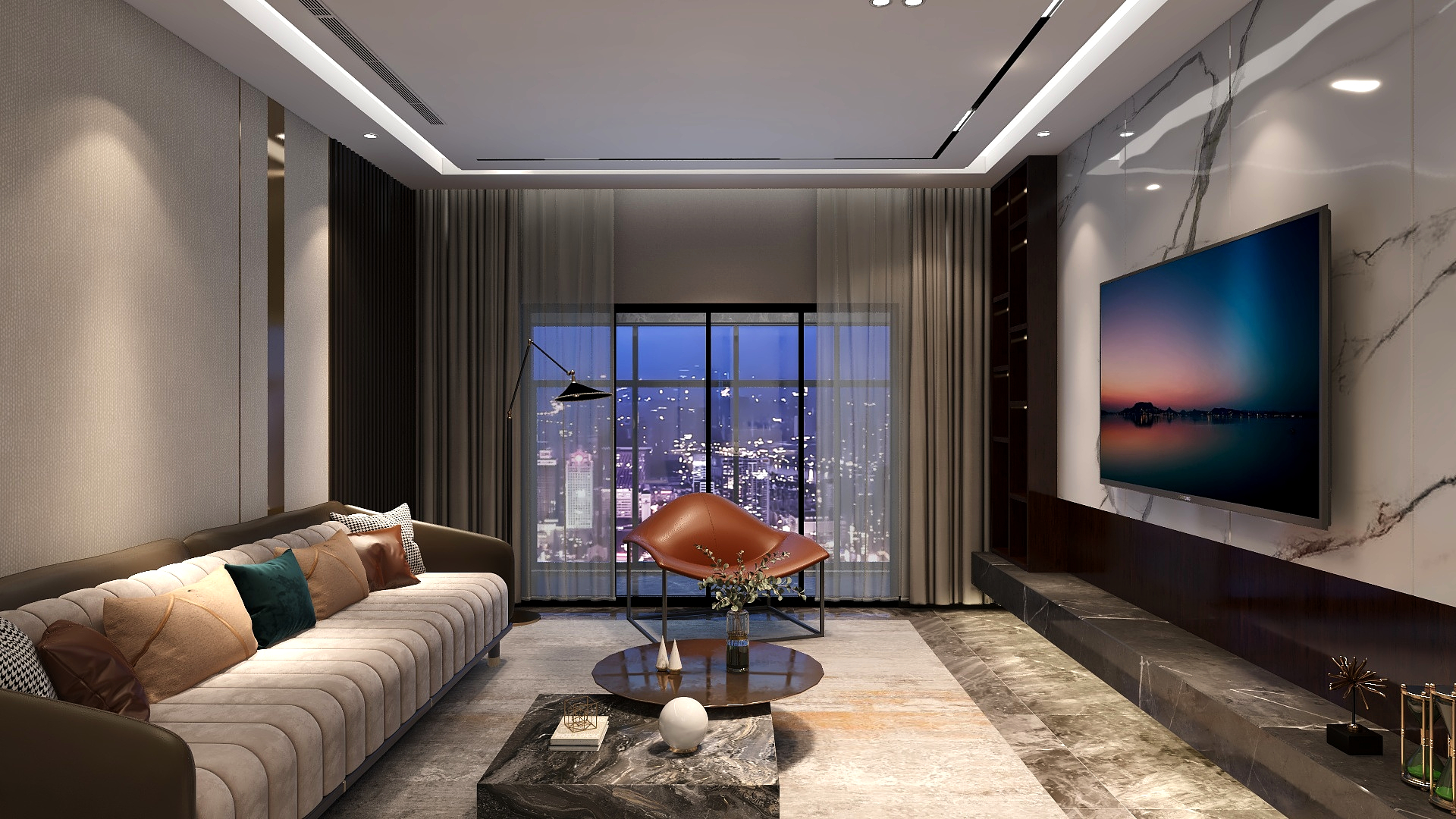 最喜欢你的那十年-171方现代三居装修效果图