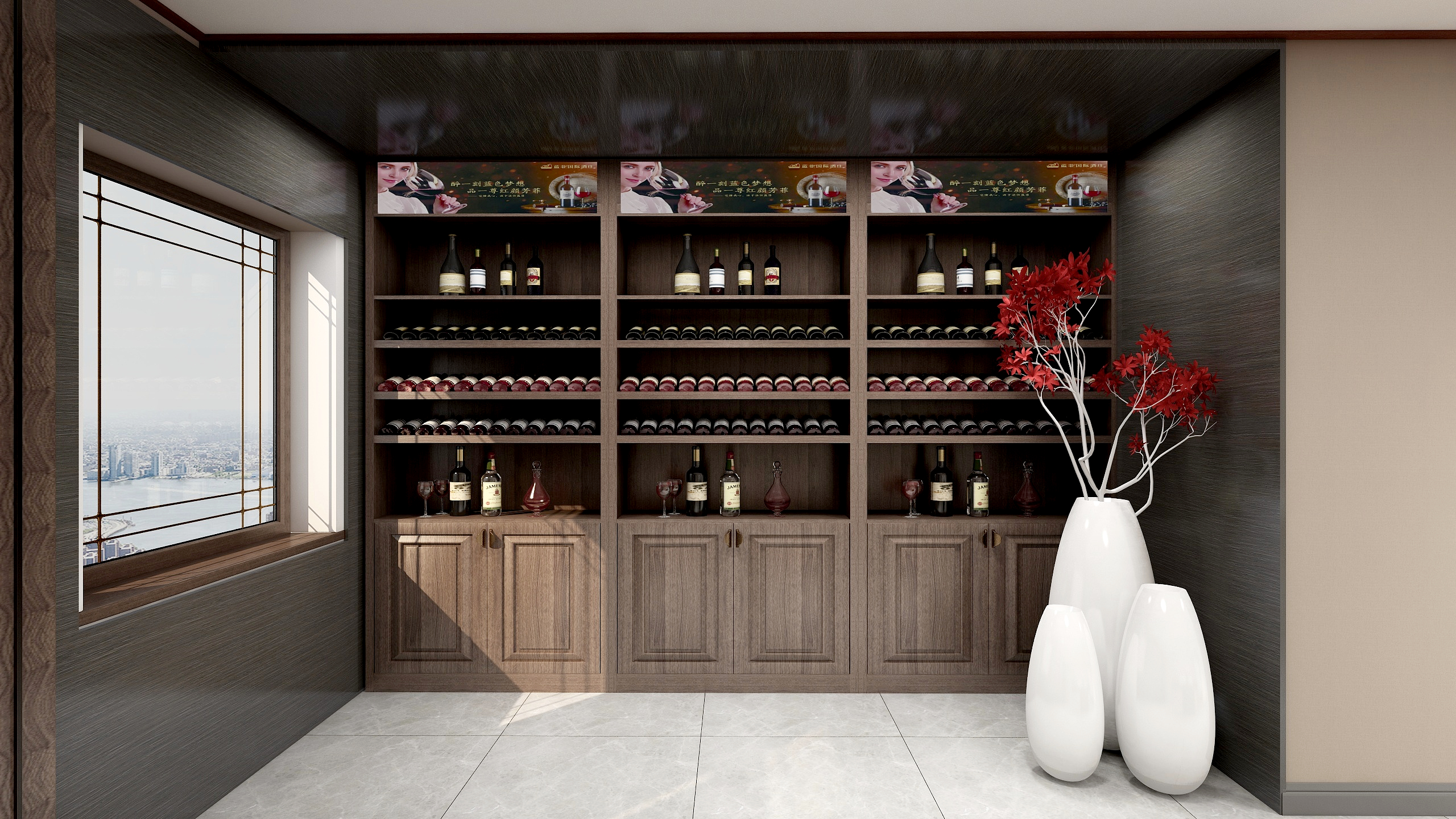 张毅-小型中式卖场-装修设计方案