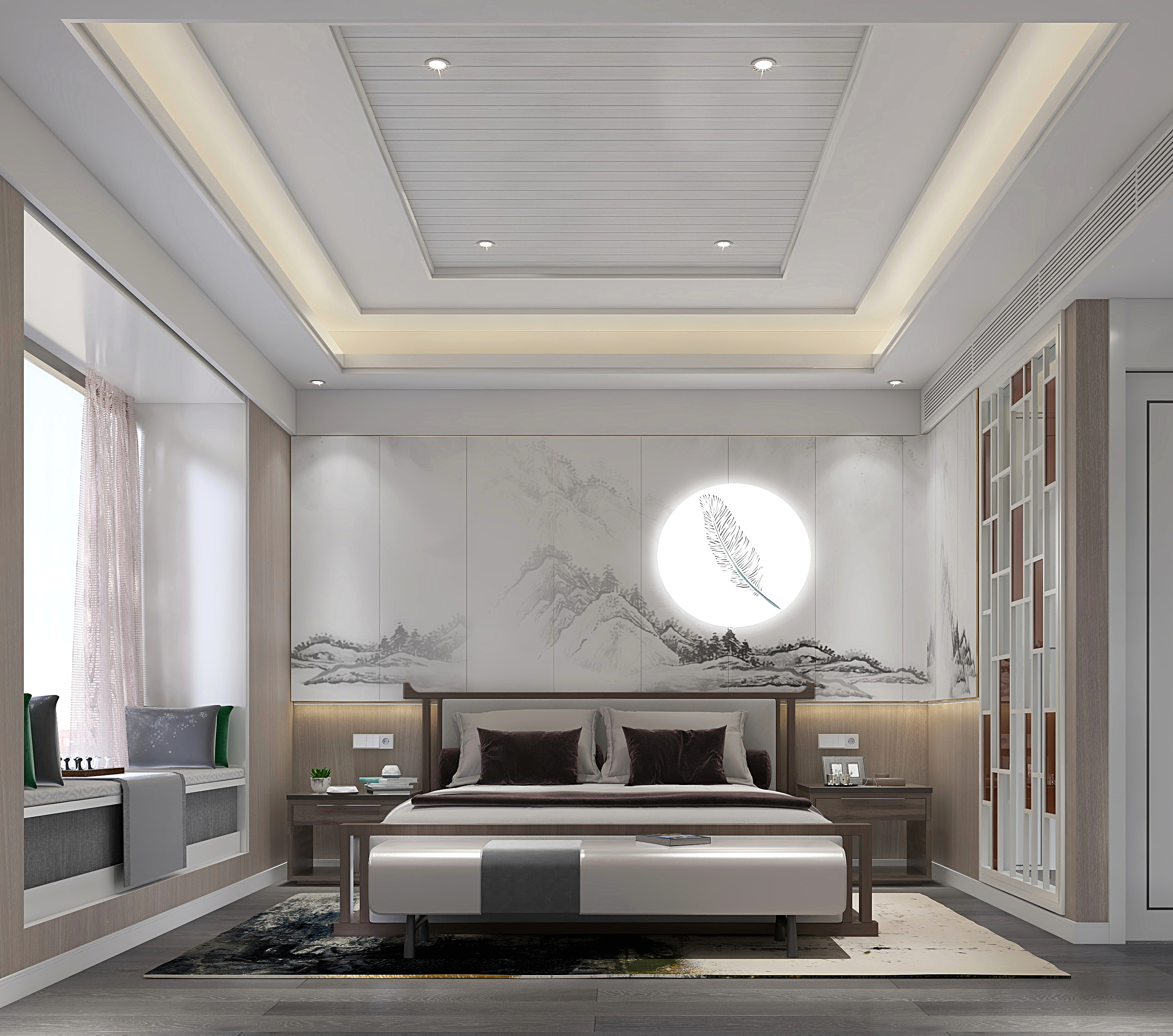 黄建-《榫卯》传统中式|别墅设计装修效果图