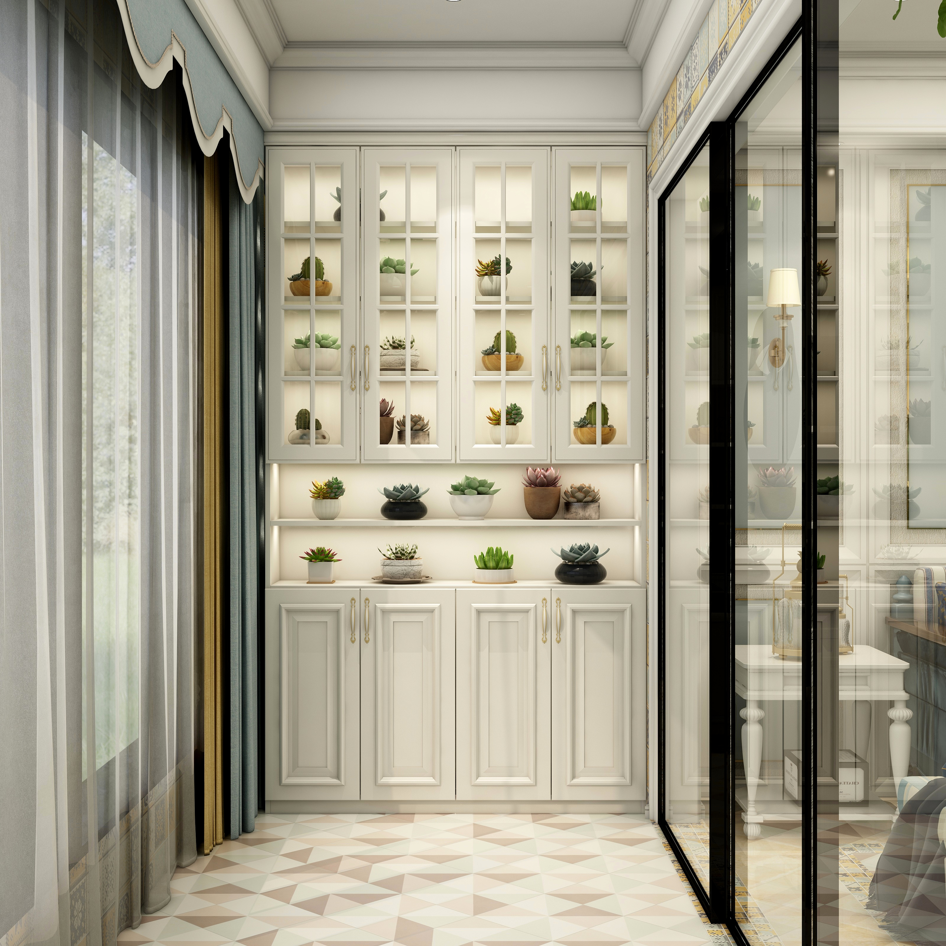 湛智华-田园149平4房装修效果图