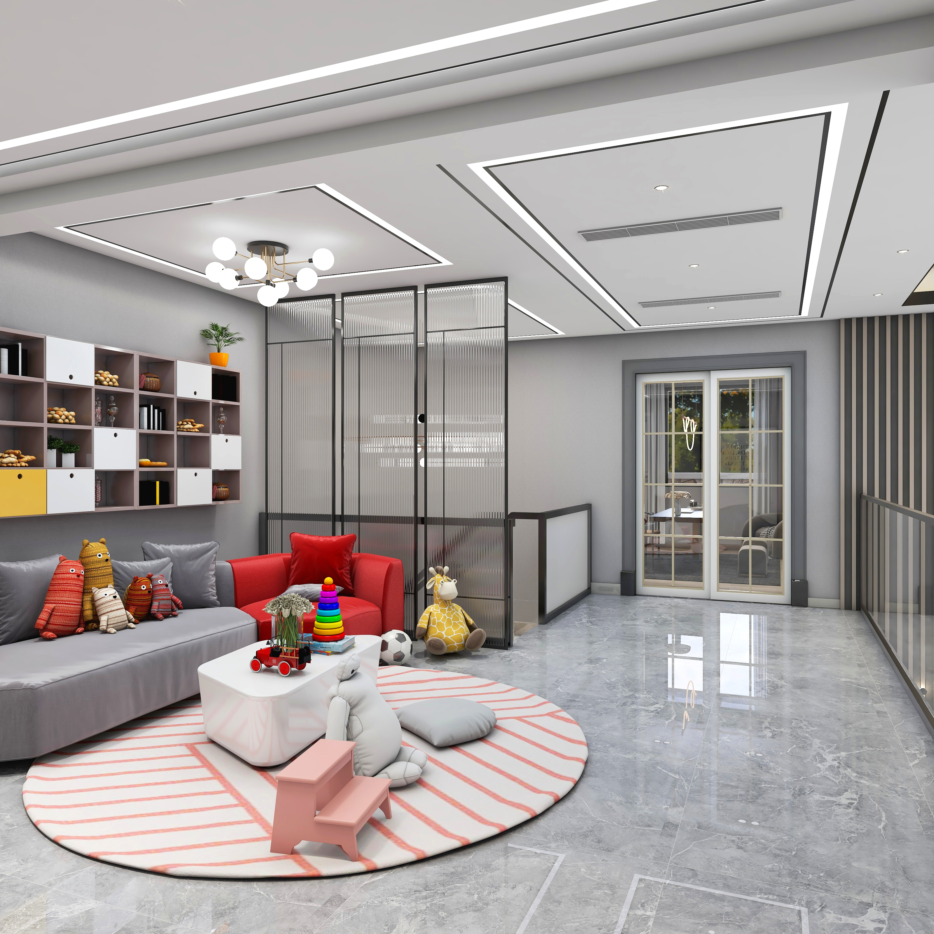 夏青-163方2层别墅装修效果图