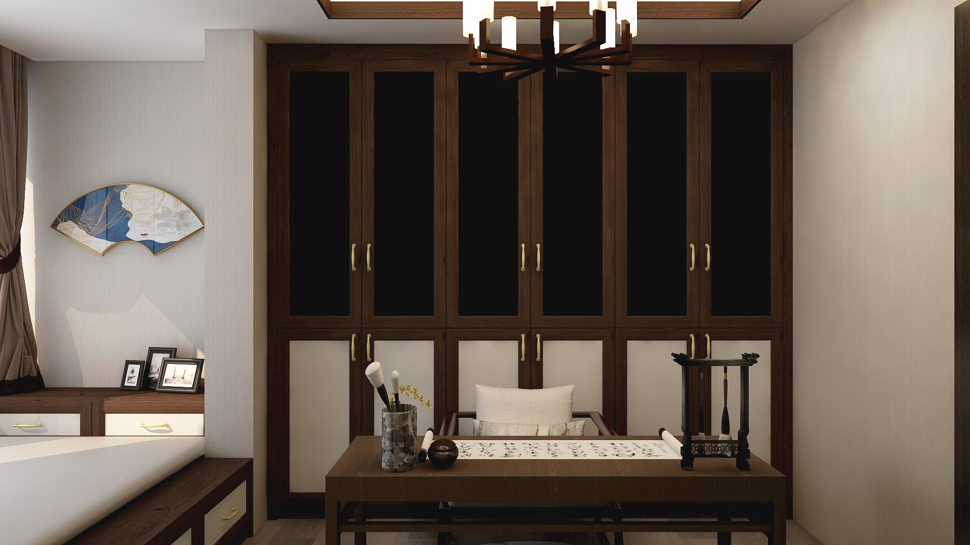 诗尼曼EfWp-润玉园李叔雅居-142平5居装修效果图