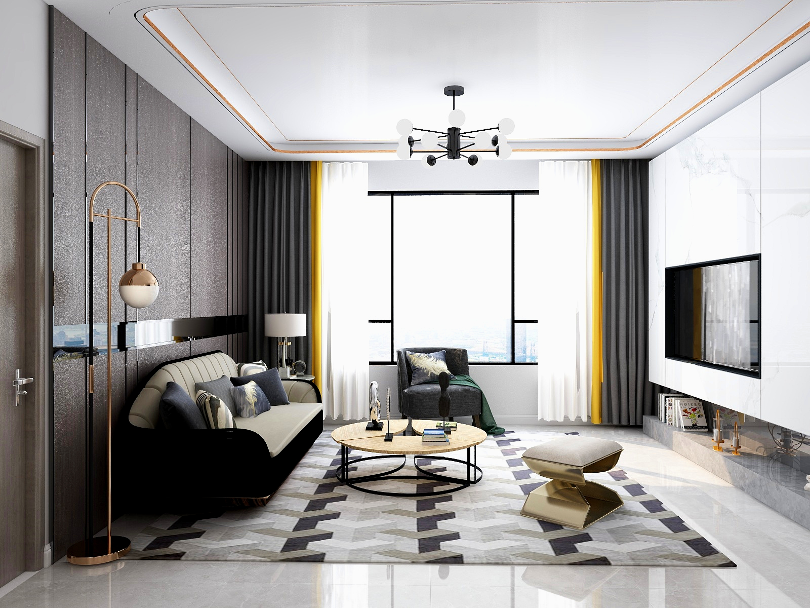 PUNK_Z-大有公馆装修效果图