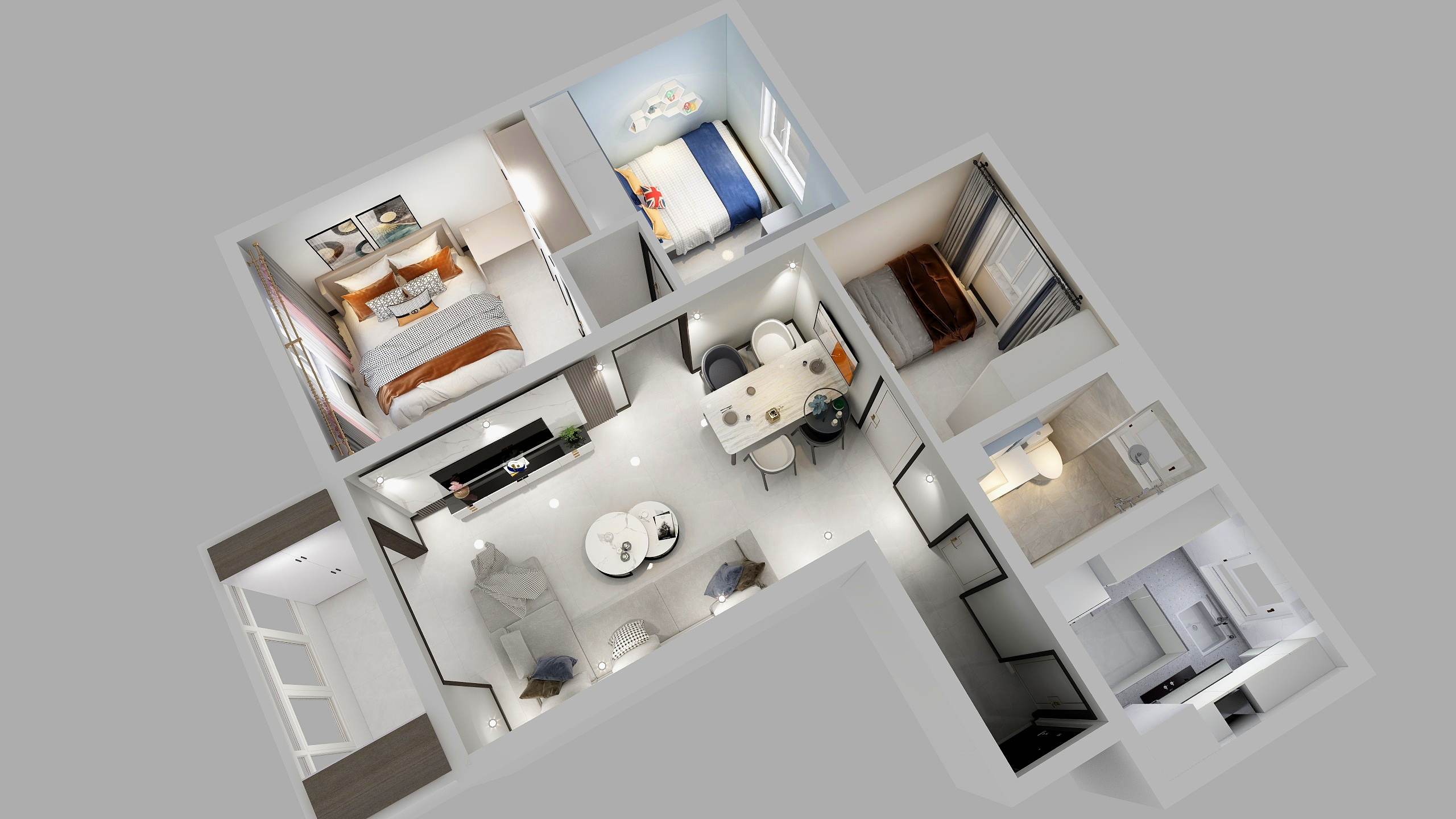 国鑫锦成-方恒东景中式-装修设计方案