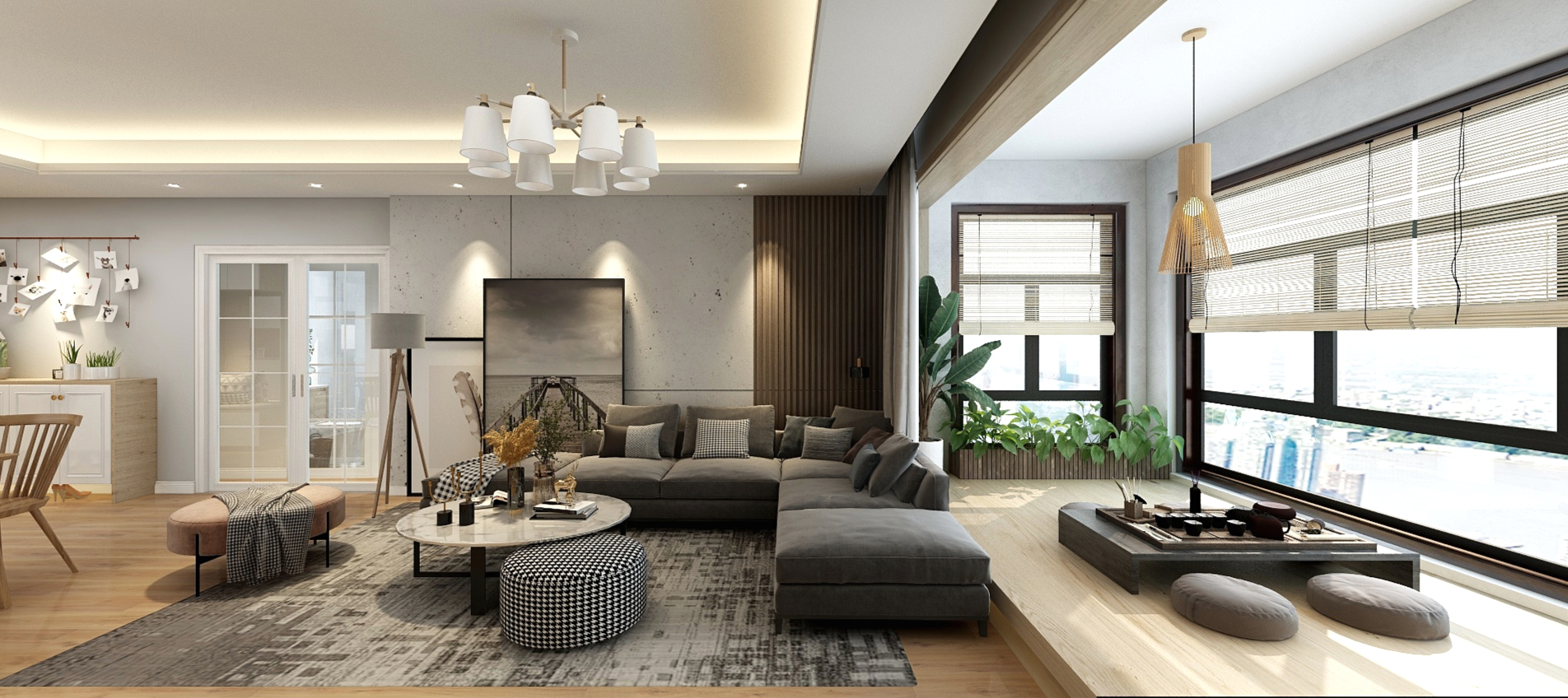 全案设计师罗丹-玖珑湖日式风格装修效果图