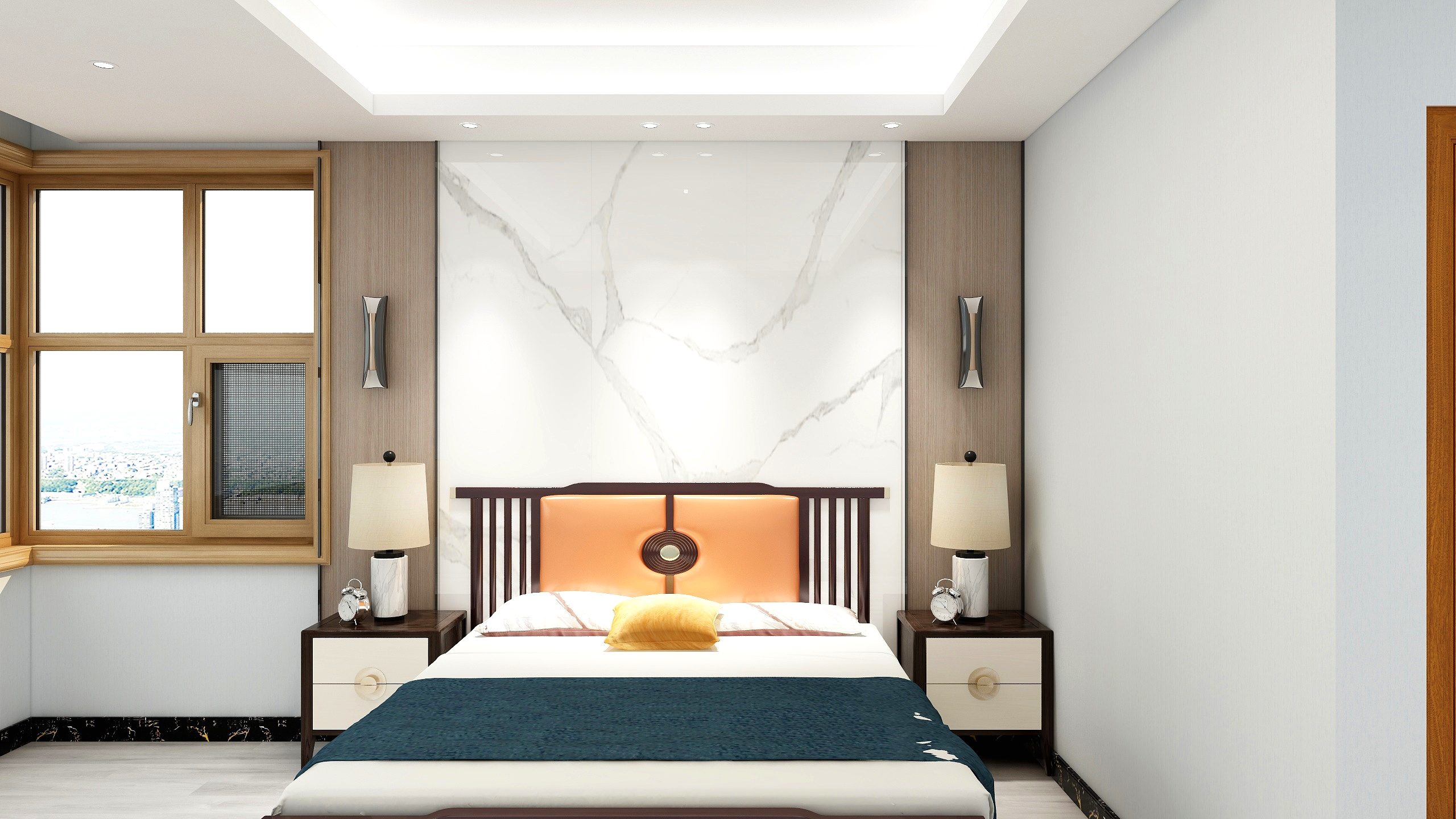 南宏设计-塔后主卧-装修设计方案