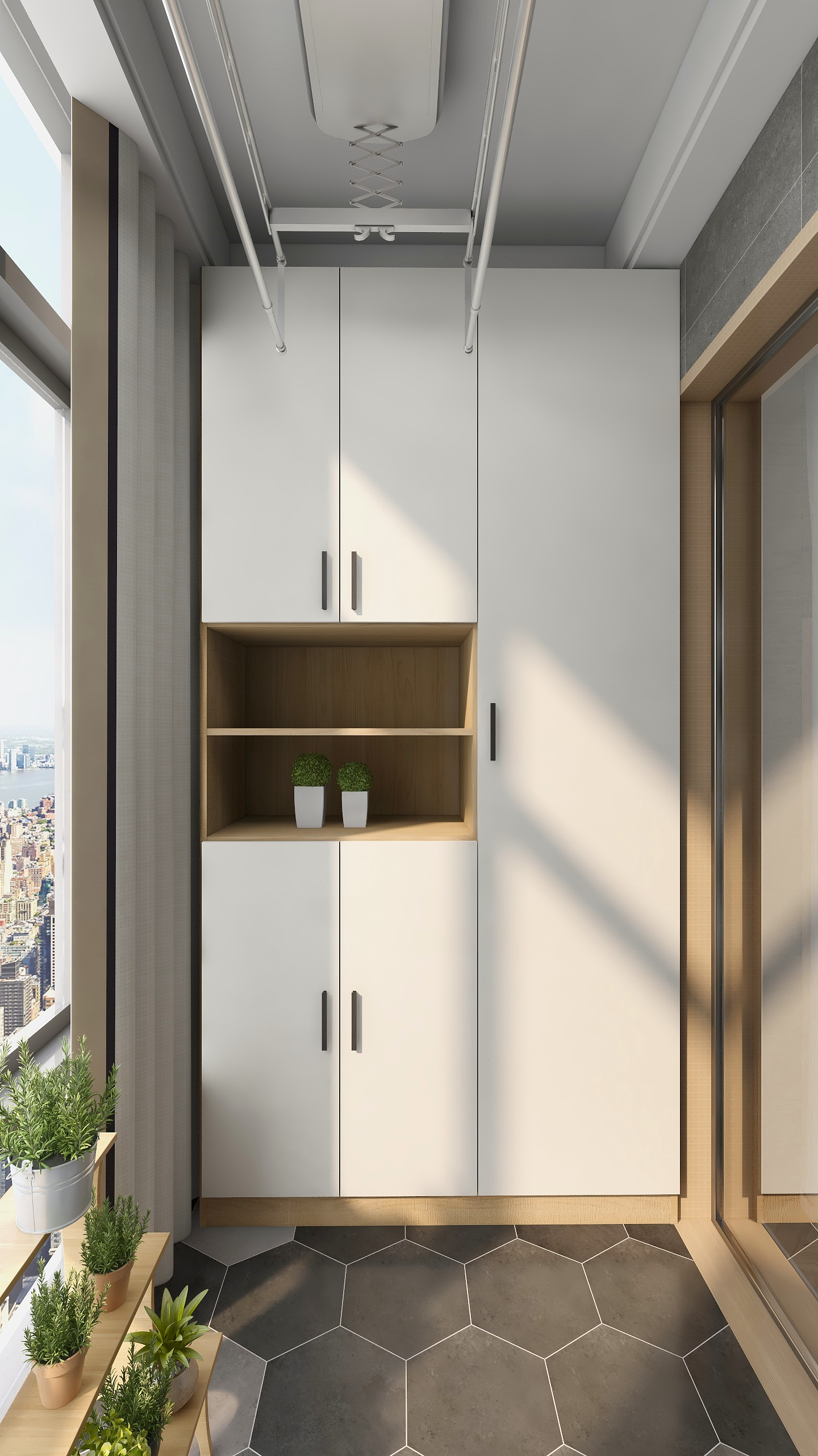 東山团子-简简单单的原木风小三居装修效果图