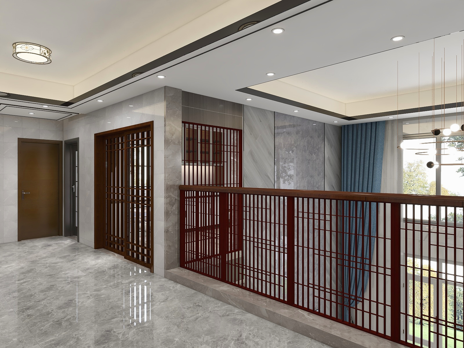 郑福连-别墅混搭装修效果图