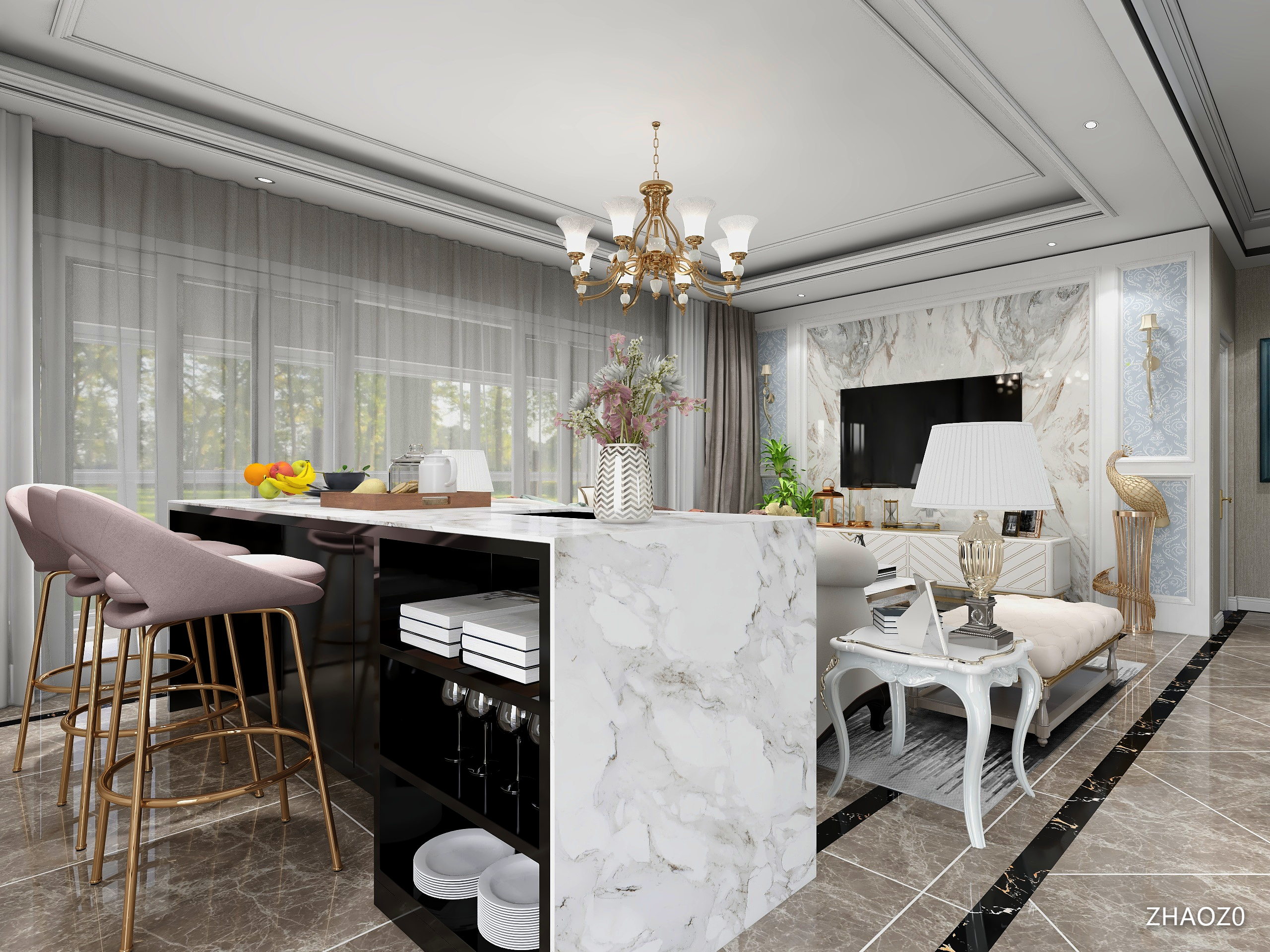 15934377152Y-美式-装修设计方案