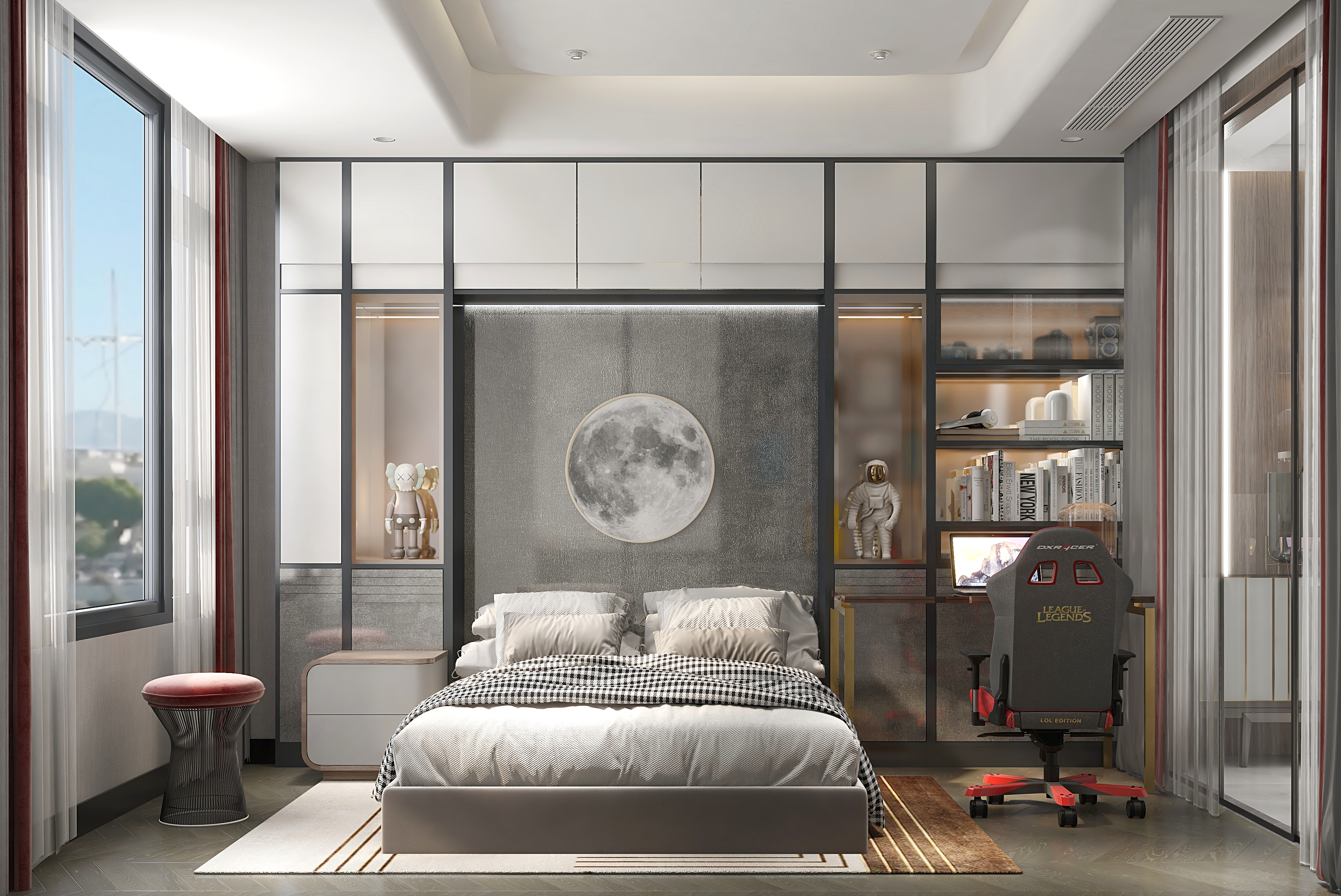 黄建-《雅奢》意式轻奢|200㎡大平层装修效果图