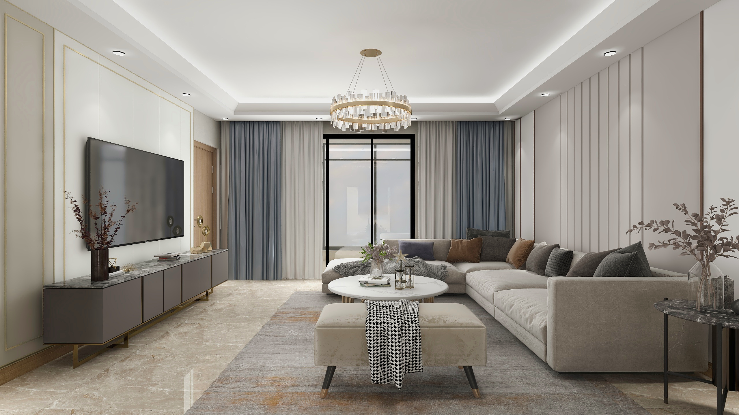 温知夏-珑悦府128-C-装修设计方案