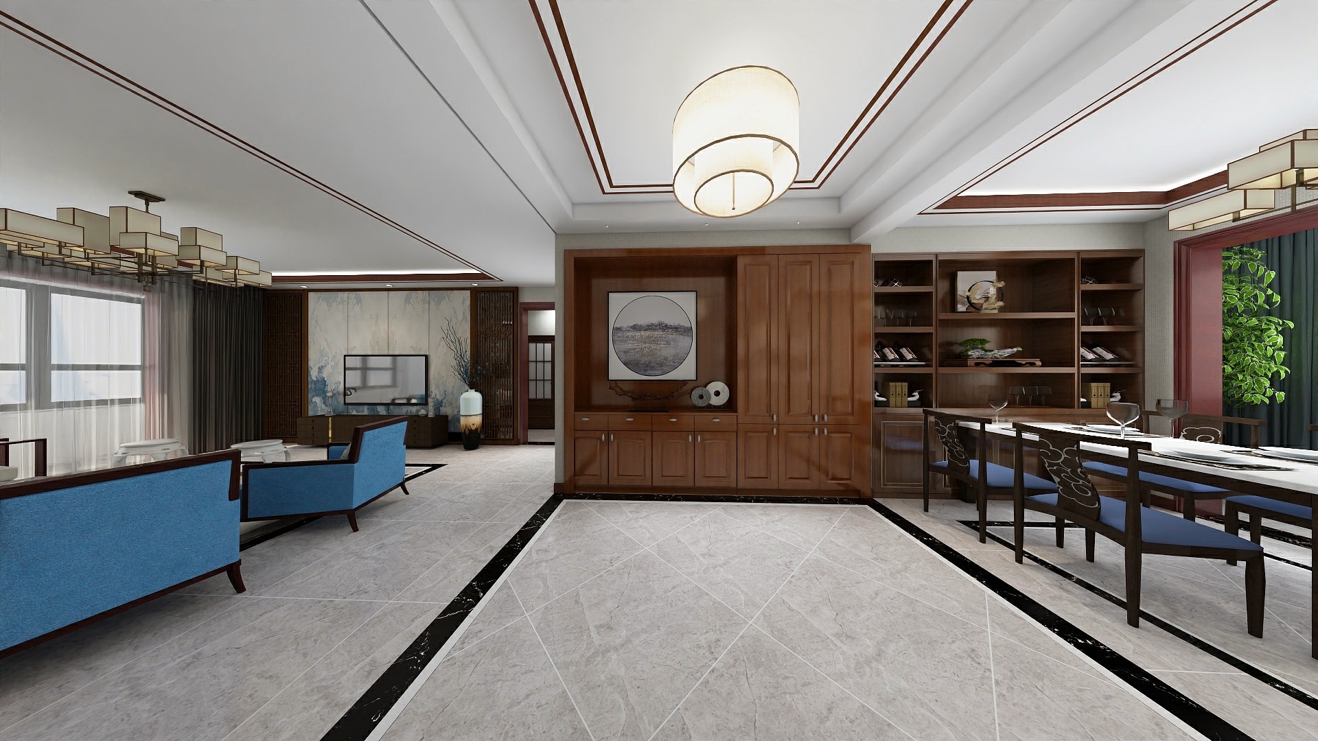 孫--蓝月湾198平王先生雅居-装修设计方案