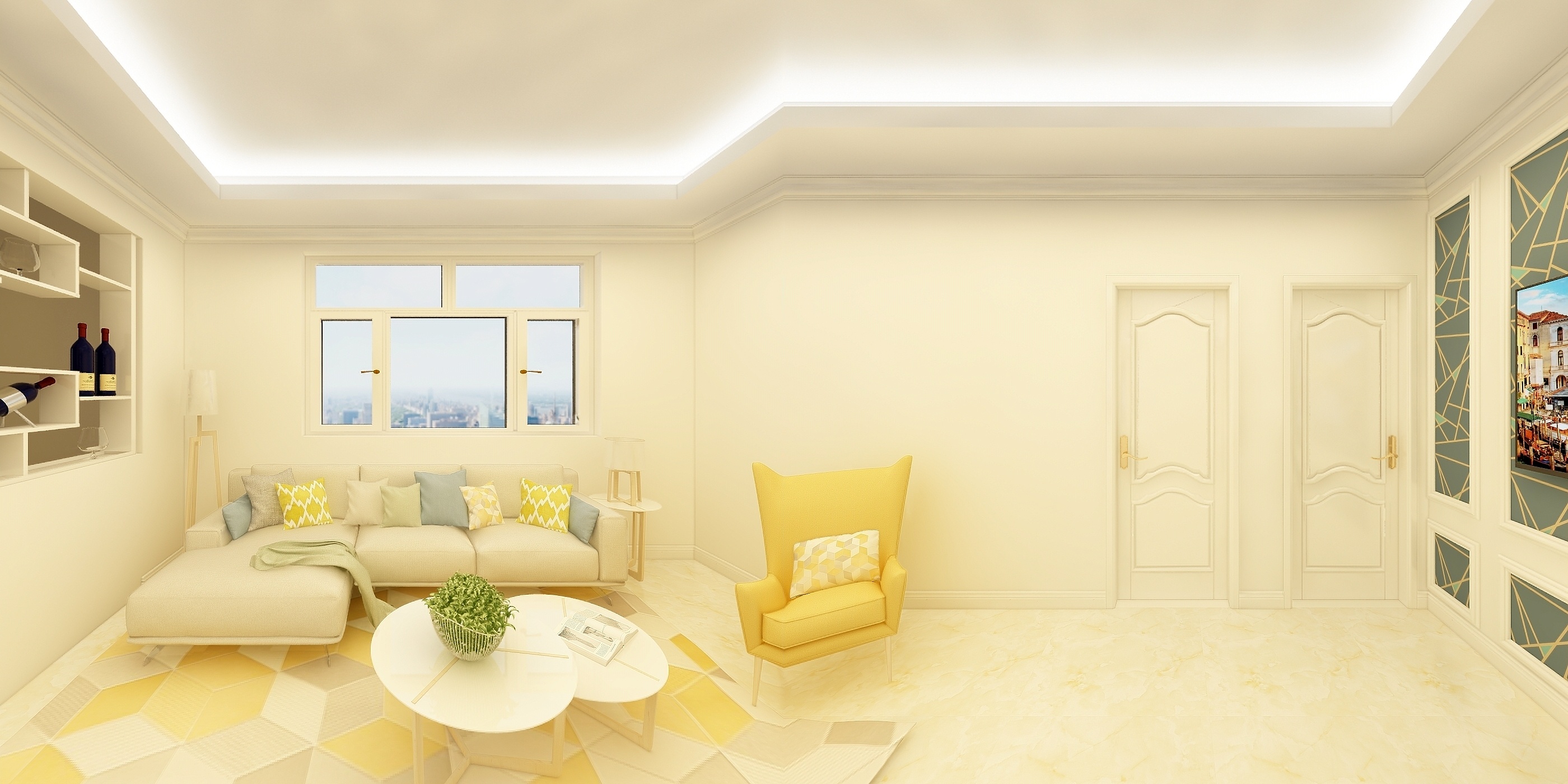 莱西桌元美居-丽景苑14-1-601-装修设计方案