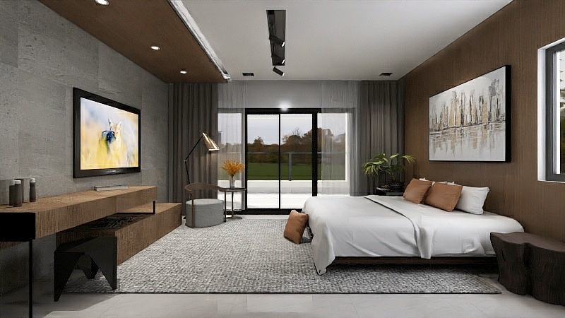 HugoHu-现代简约设计十一-装修设计方案