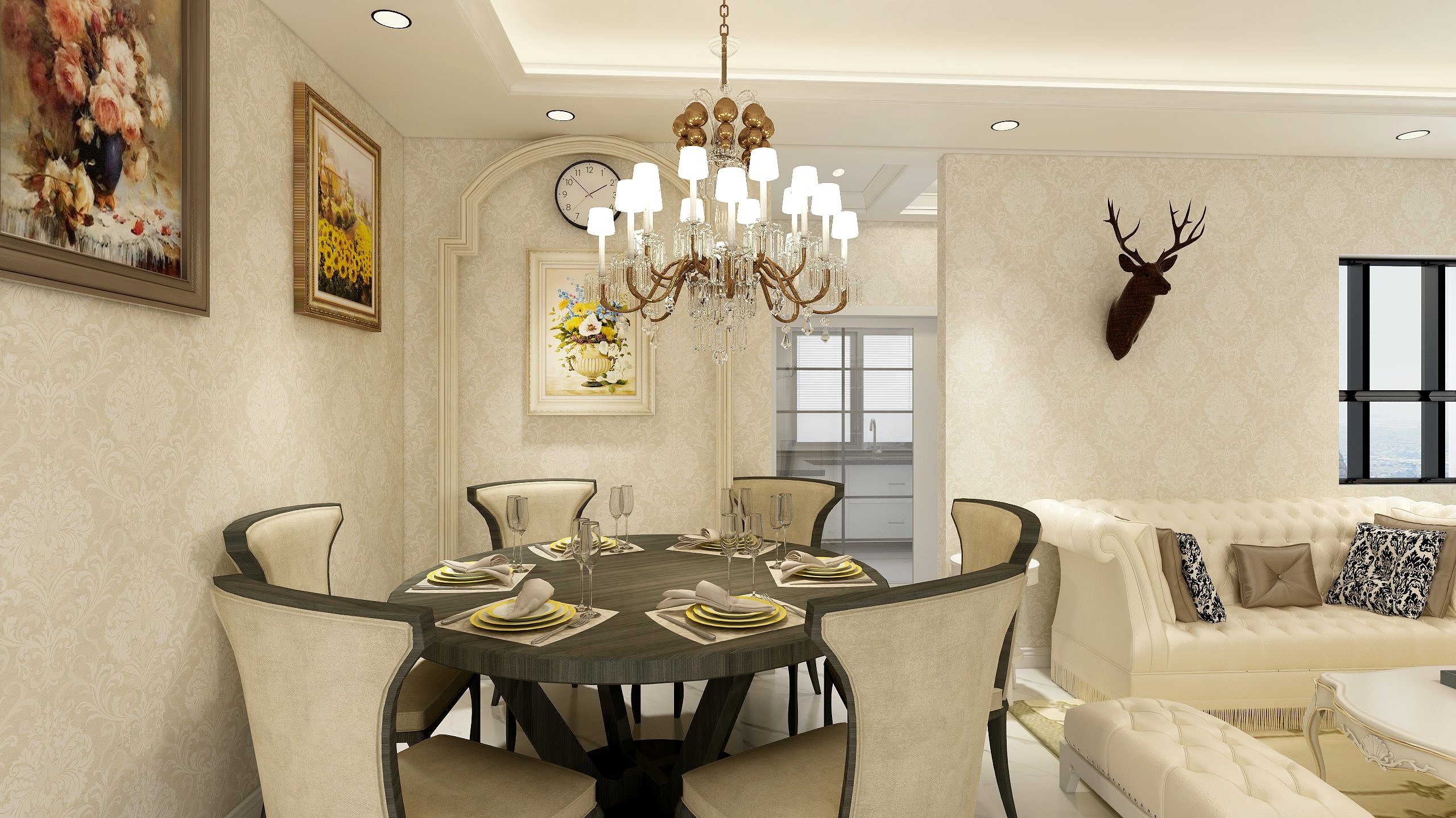 难渡.-石岛玄镇欧式-装修设计方案