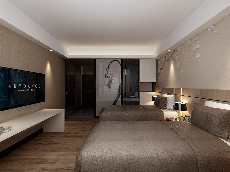 LJ-设计狮-色达酒店标间-装修设计方案