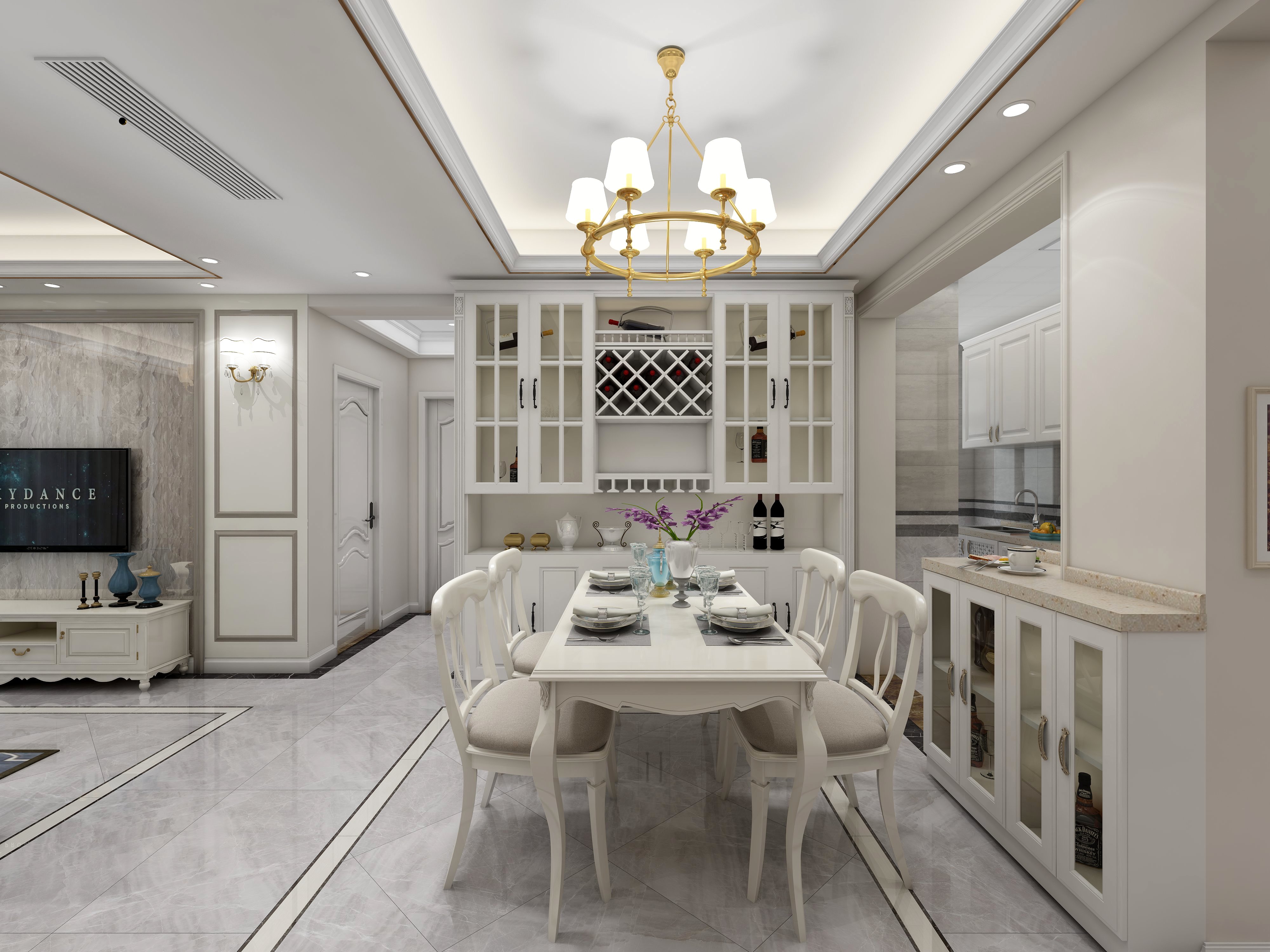 李振洋--雅致简欧-装修效果图