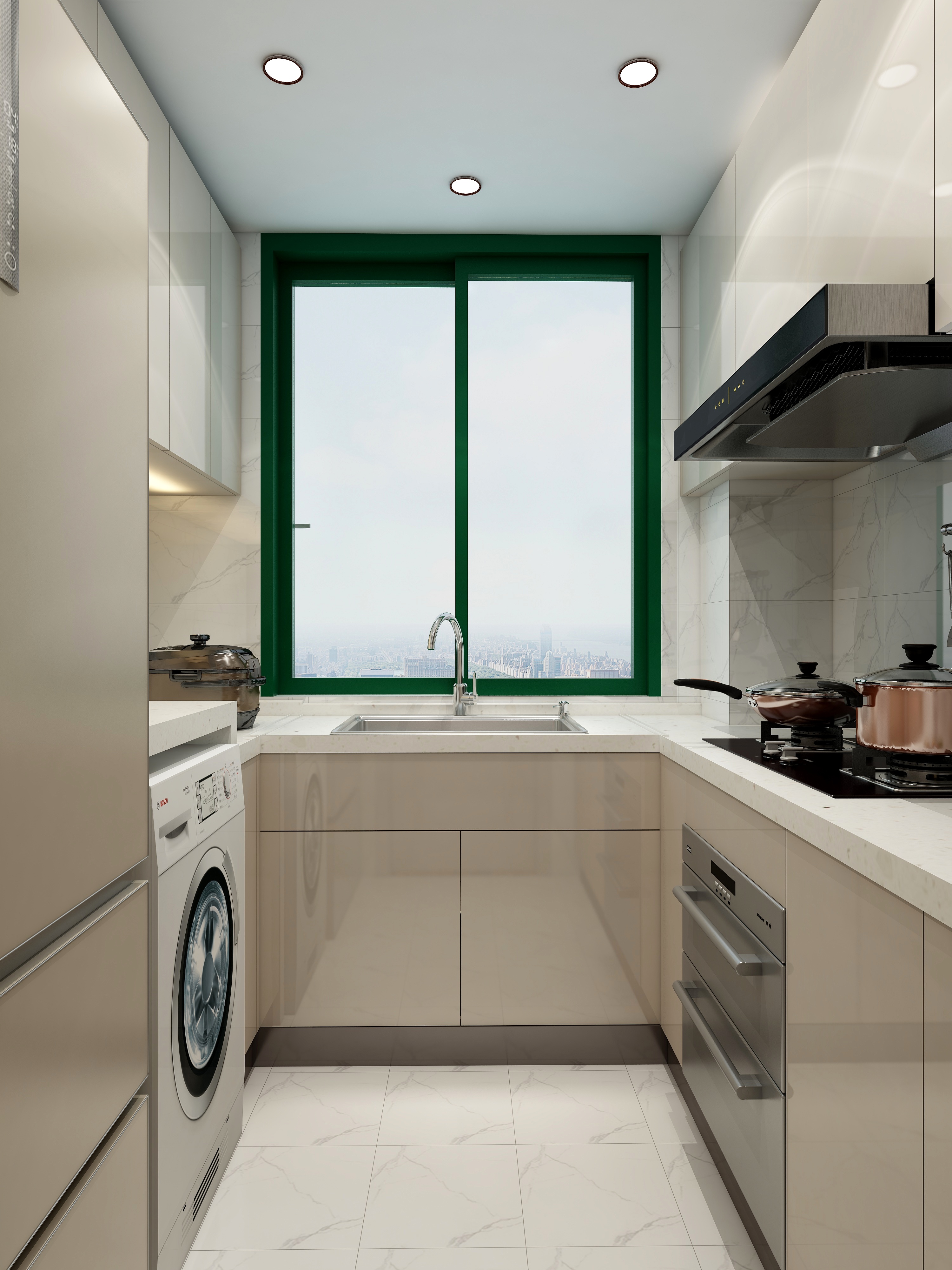 梁筑设计-糖果盒子-莫兰迪装修效果图