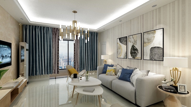 首席设计师杨亚绒-圣地亚哥刘先生117-装修设计方案