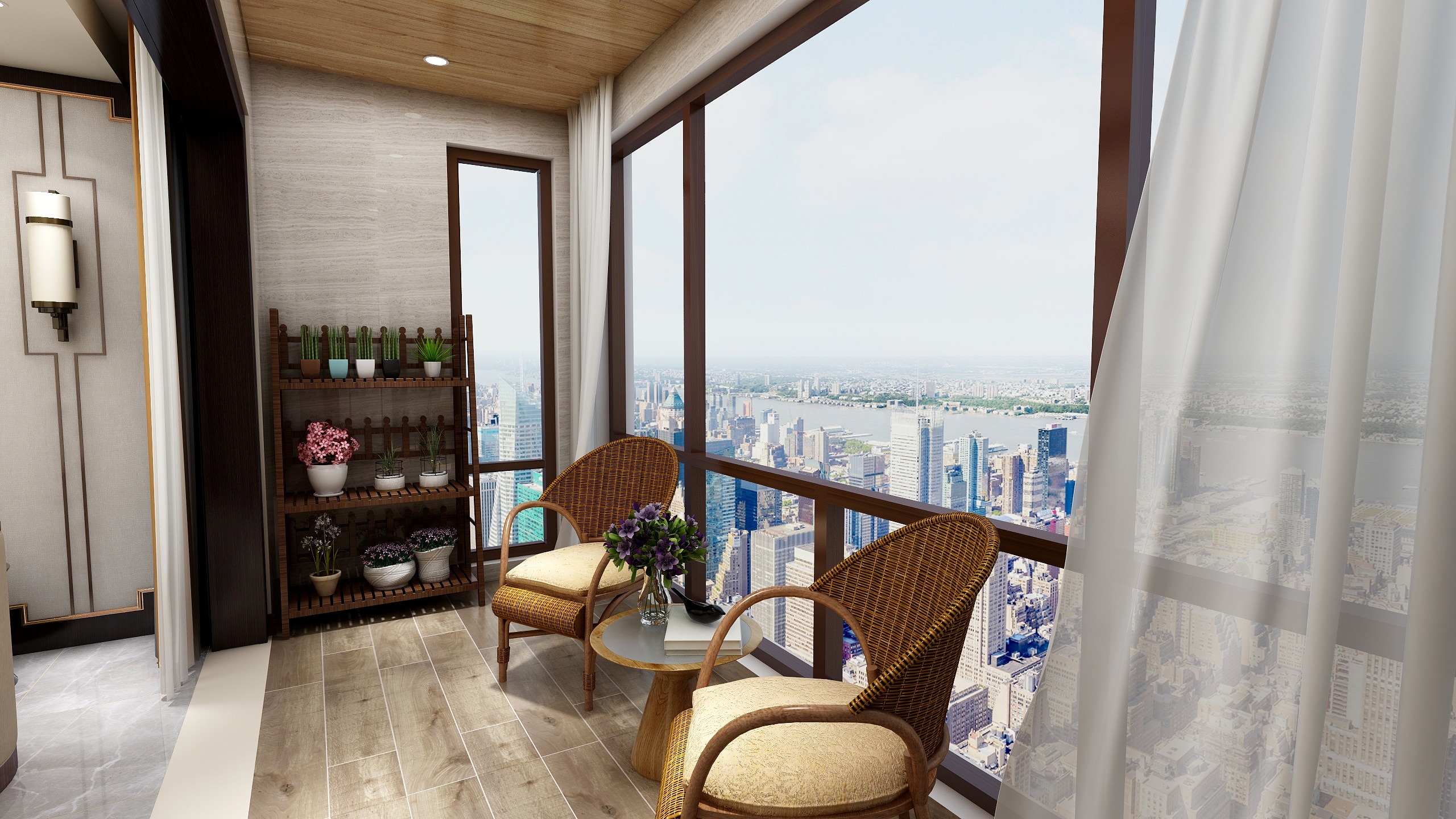 湛智华-新中式165平4房装修效果图