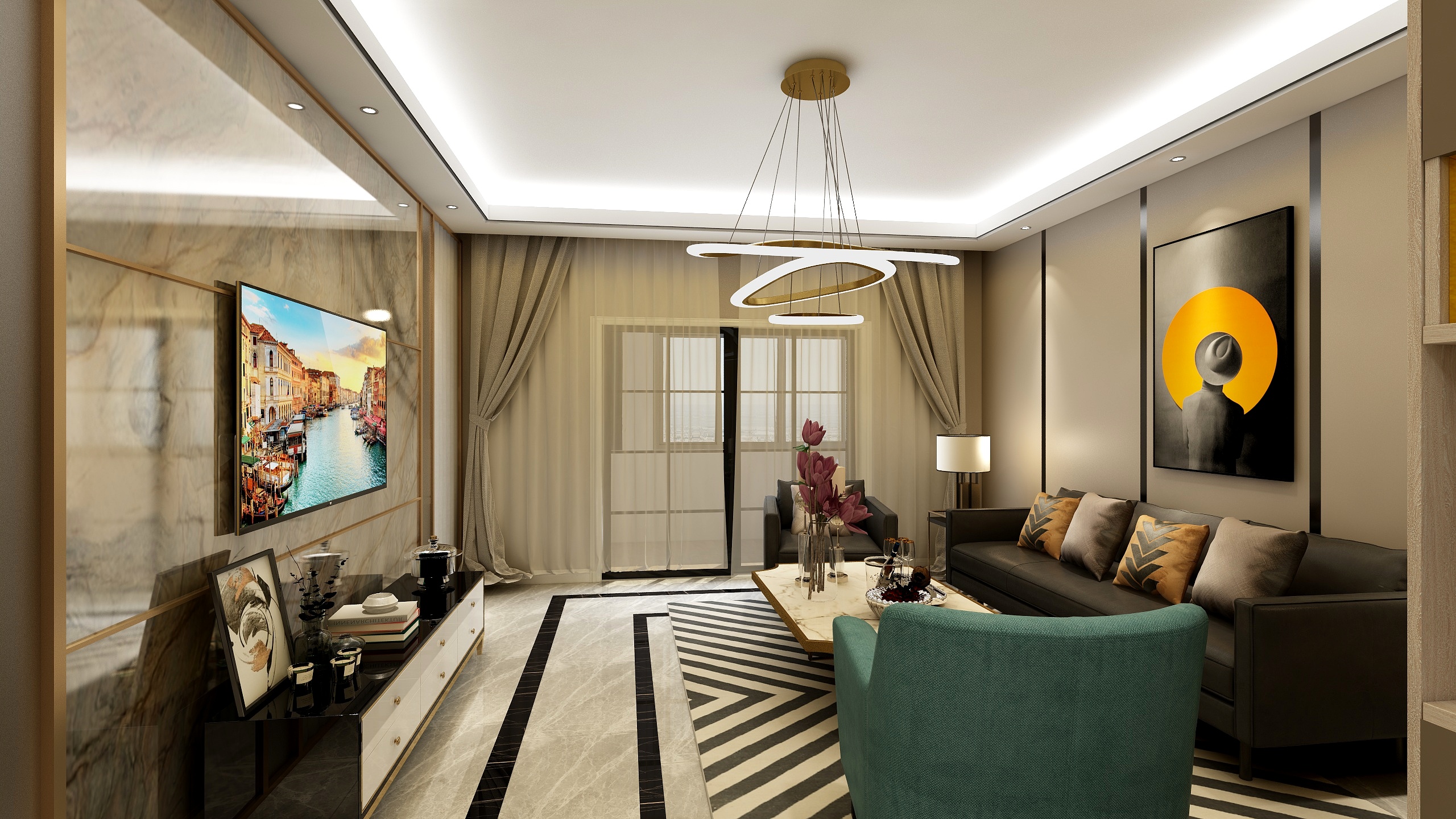 设计师tRJLA-江阴金港豪庭12-501-装修设计方案