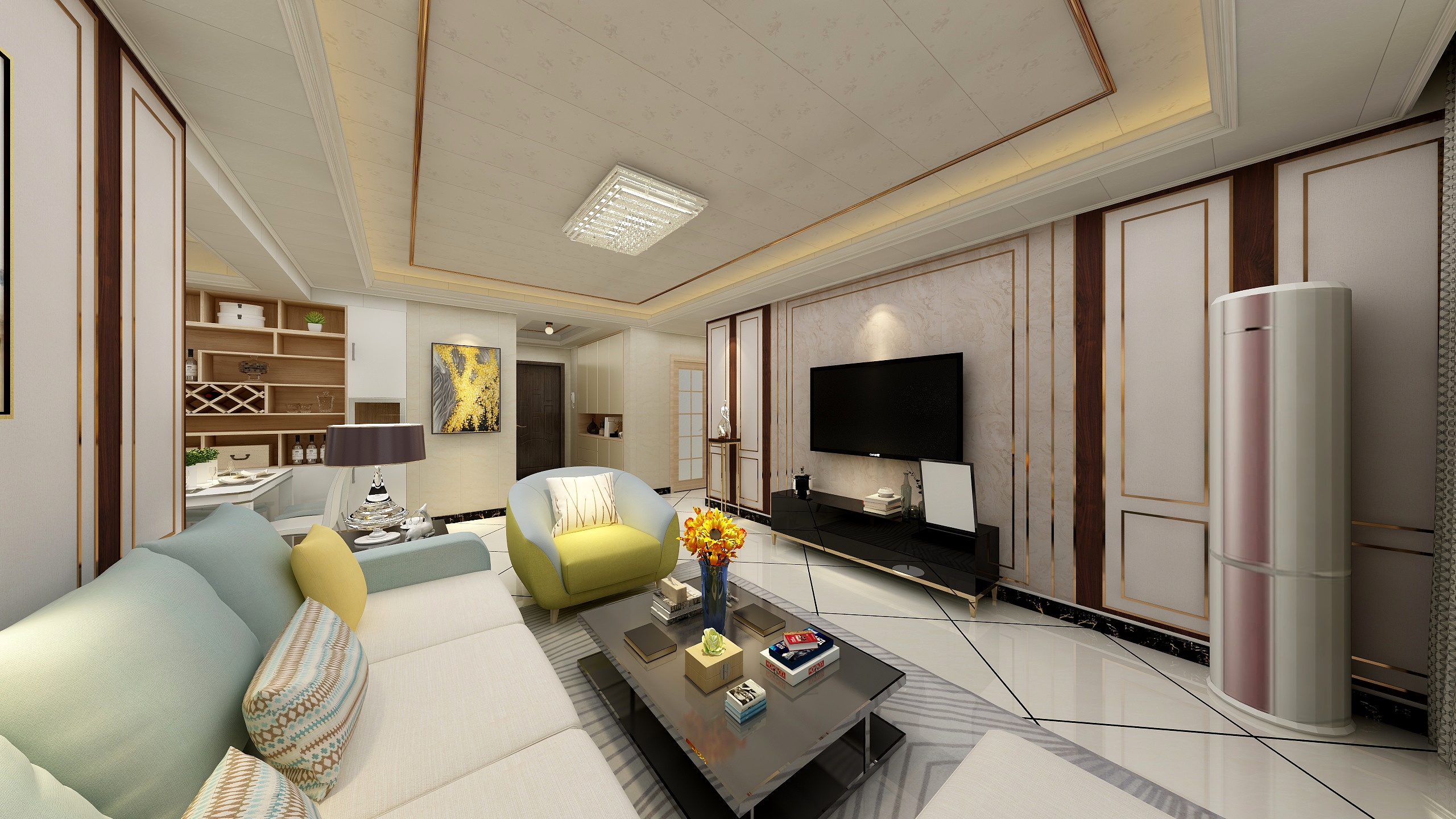 刘霞-现代简约--吕女士-装修设计方案