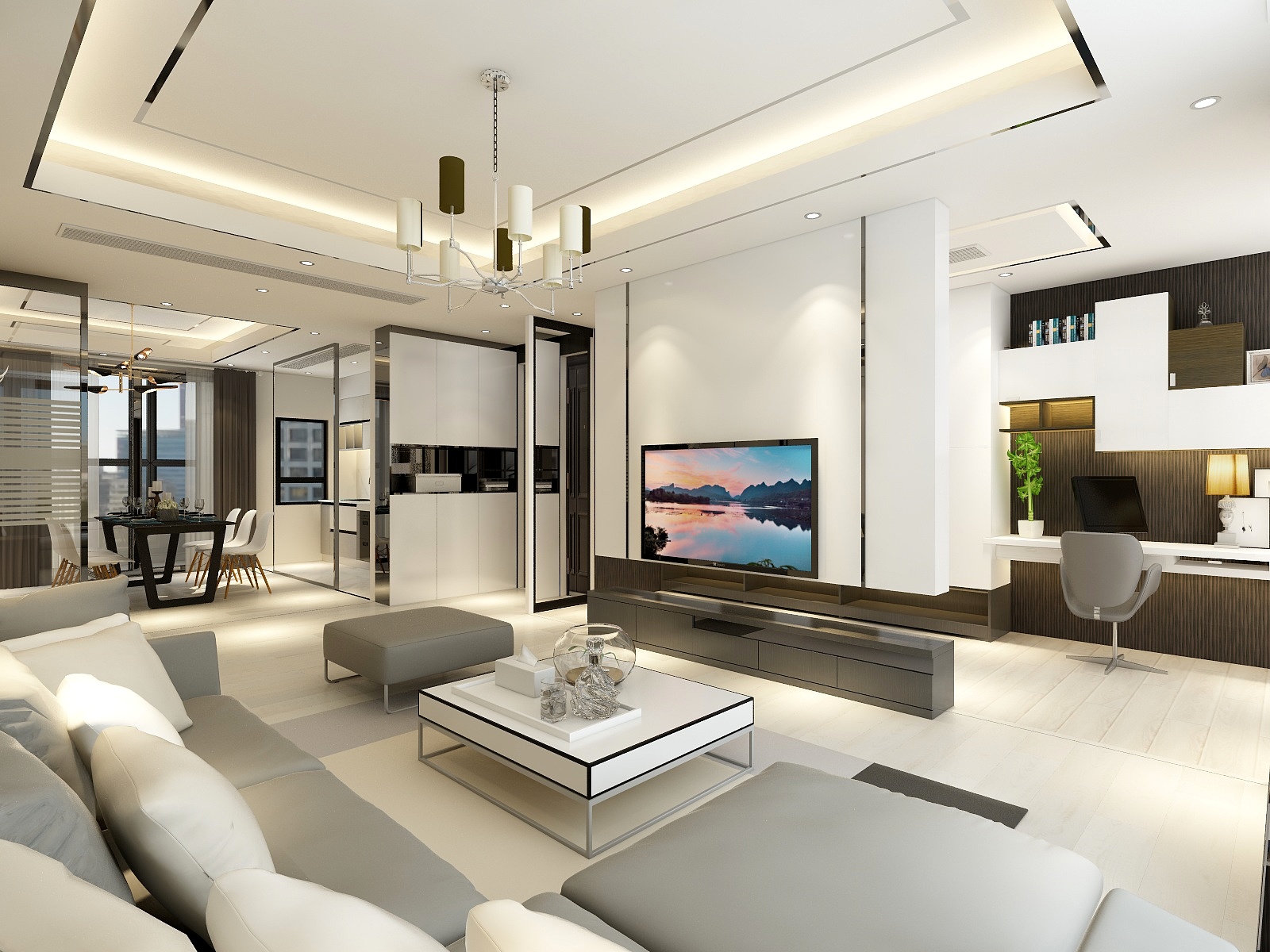 廸偉-清新華居装修效果图