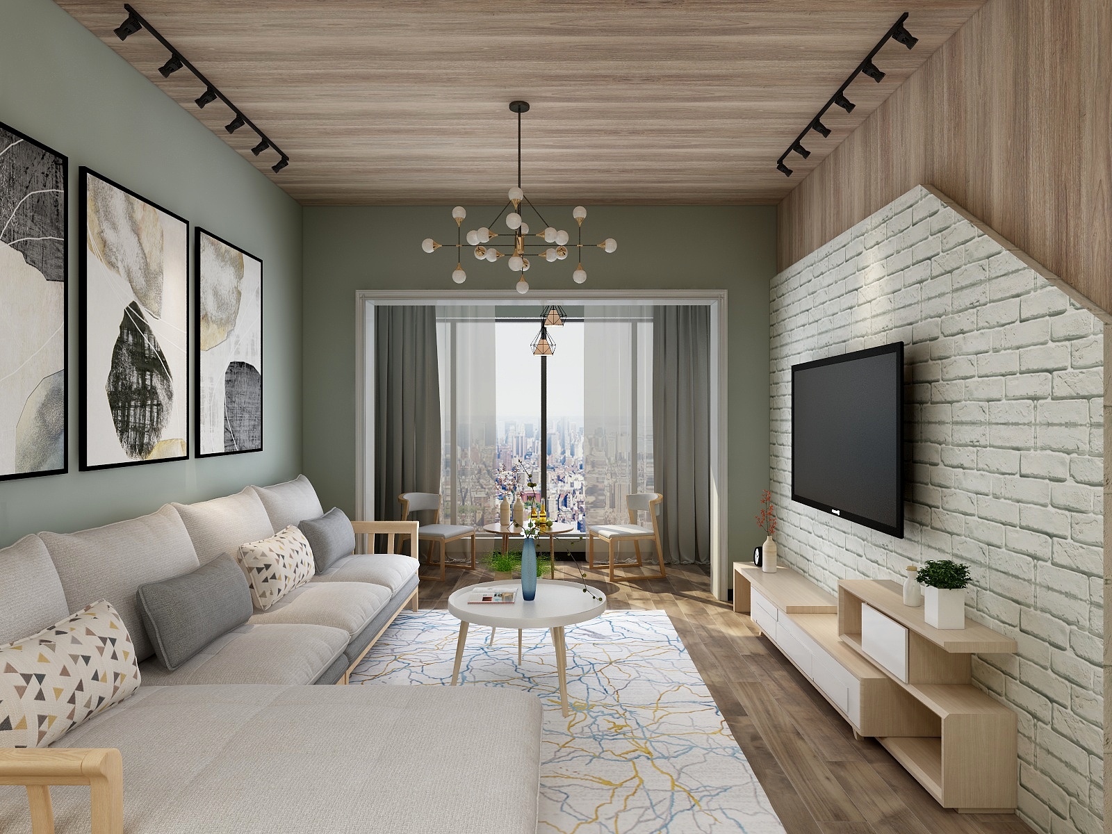 135****0170gejT-96方混搭两居装修效果图