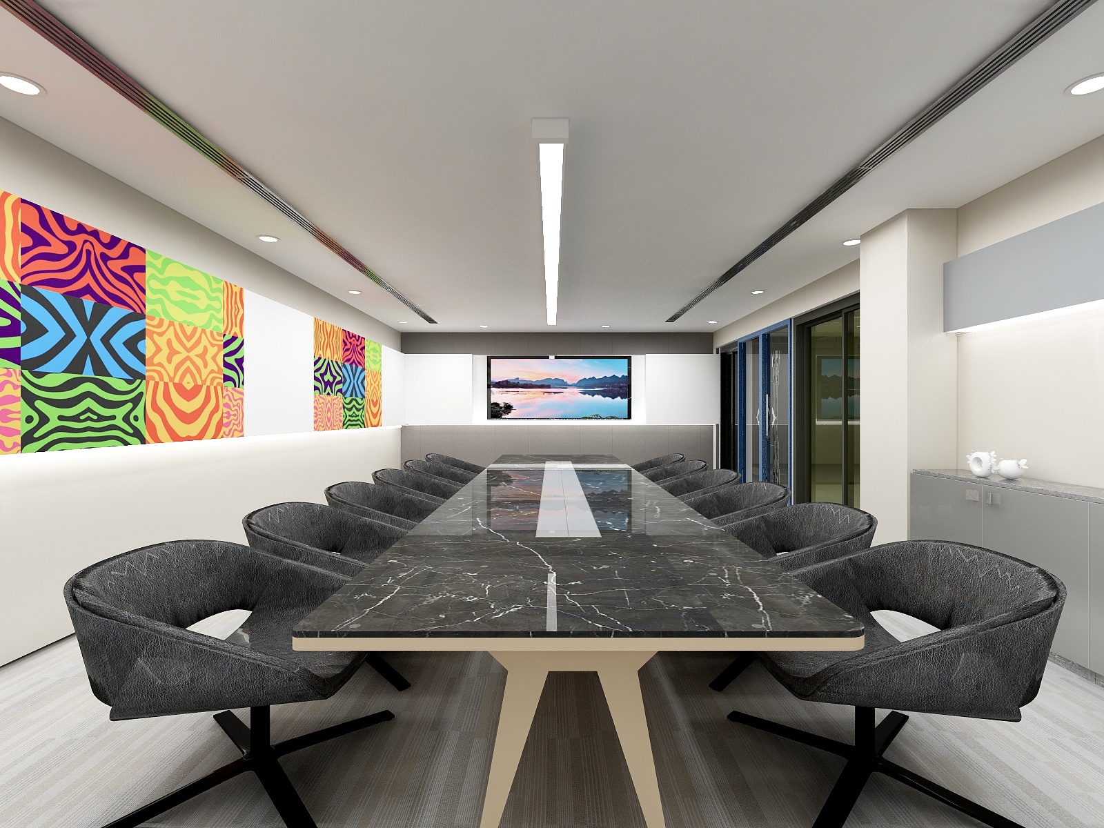 伪装Will-腾讯VIP会议室-装修设计方案