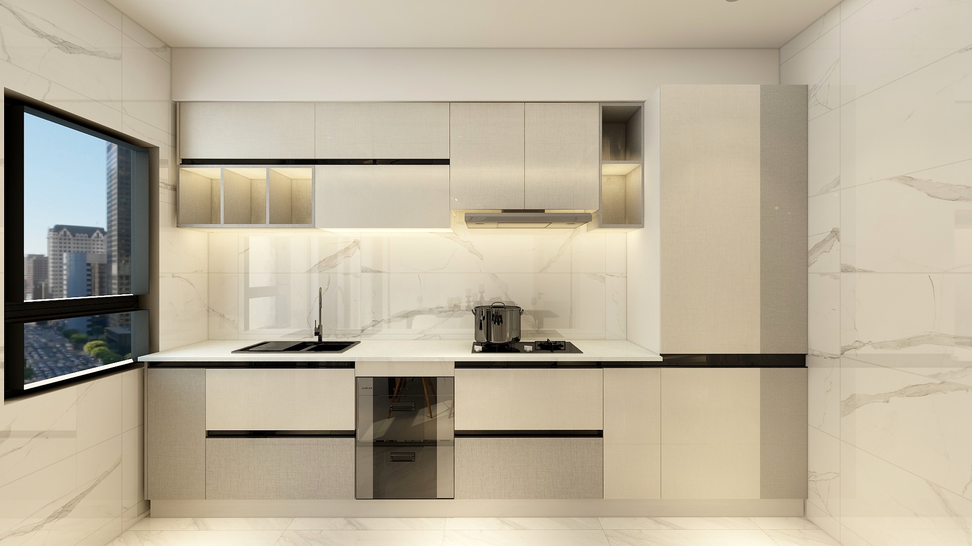 廸偉-清新華居装修效果图