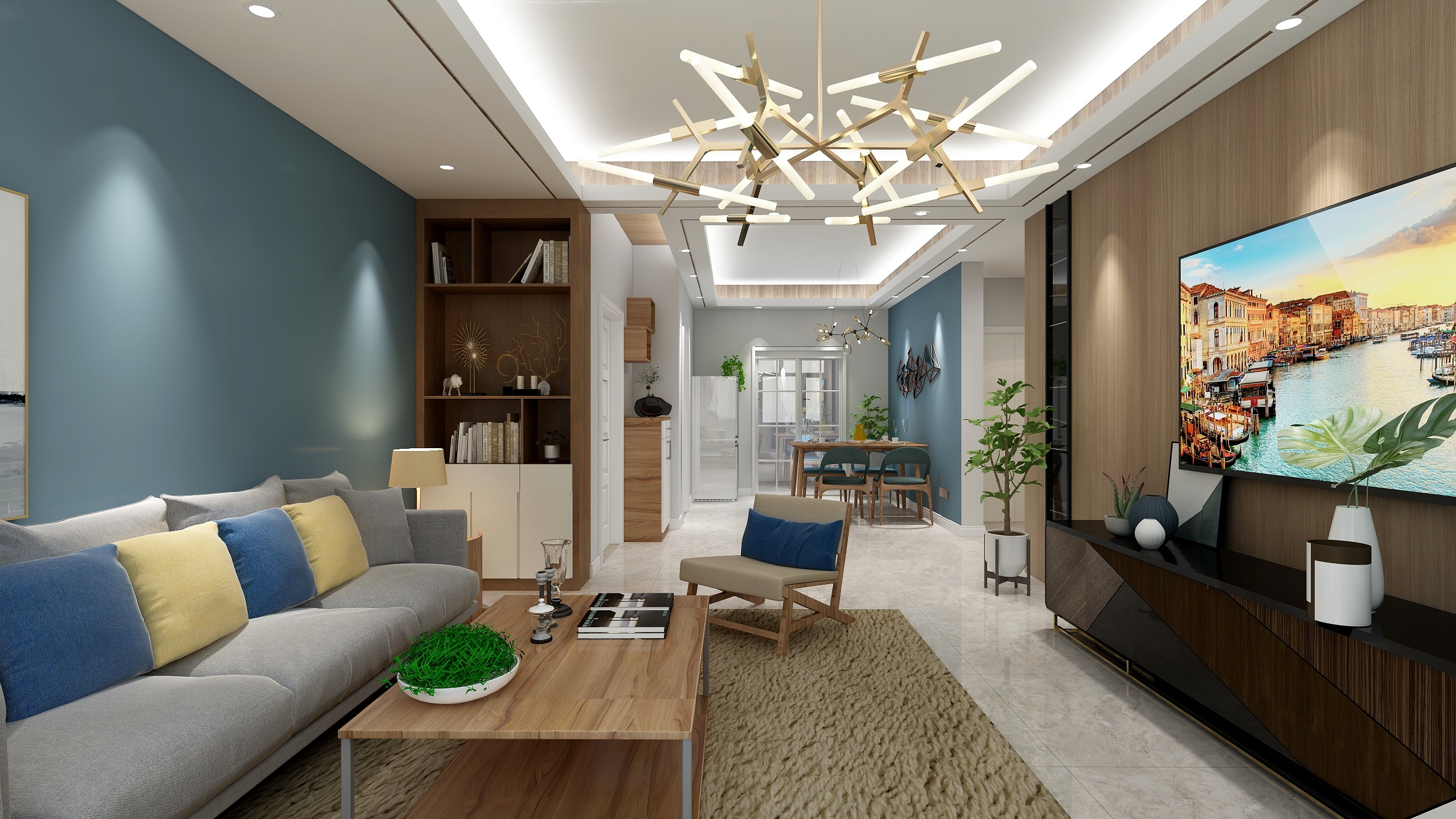 张超越-多彩-现代-阿克苏-装修设计方案