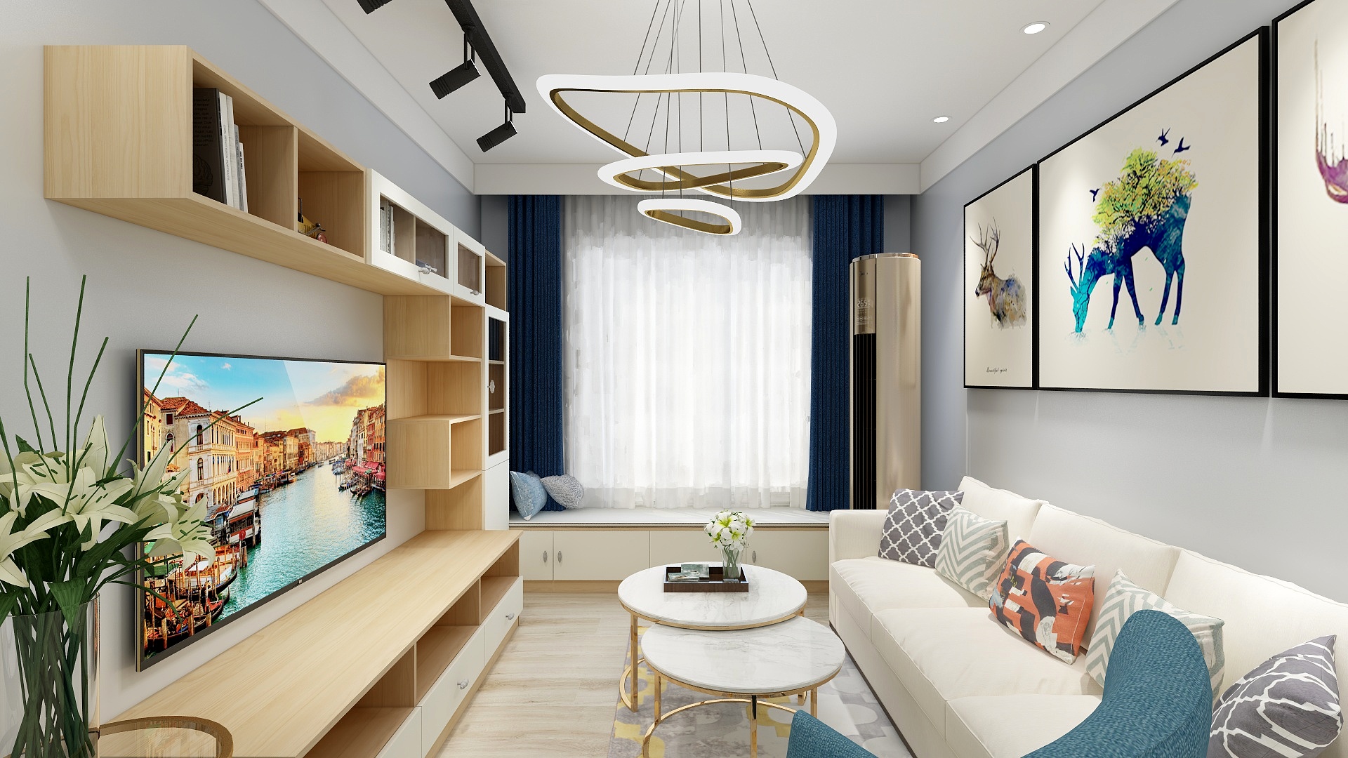 成霖空间设计朱亮-北欧风情-装修设计方案