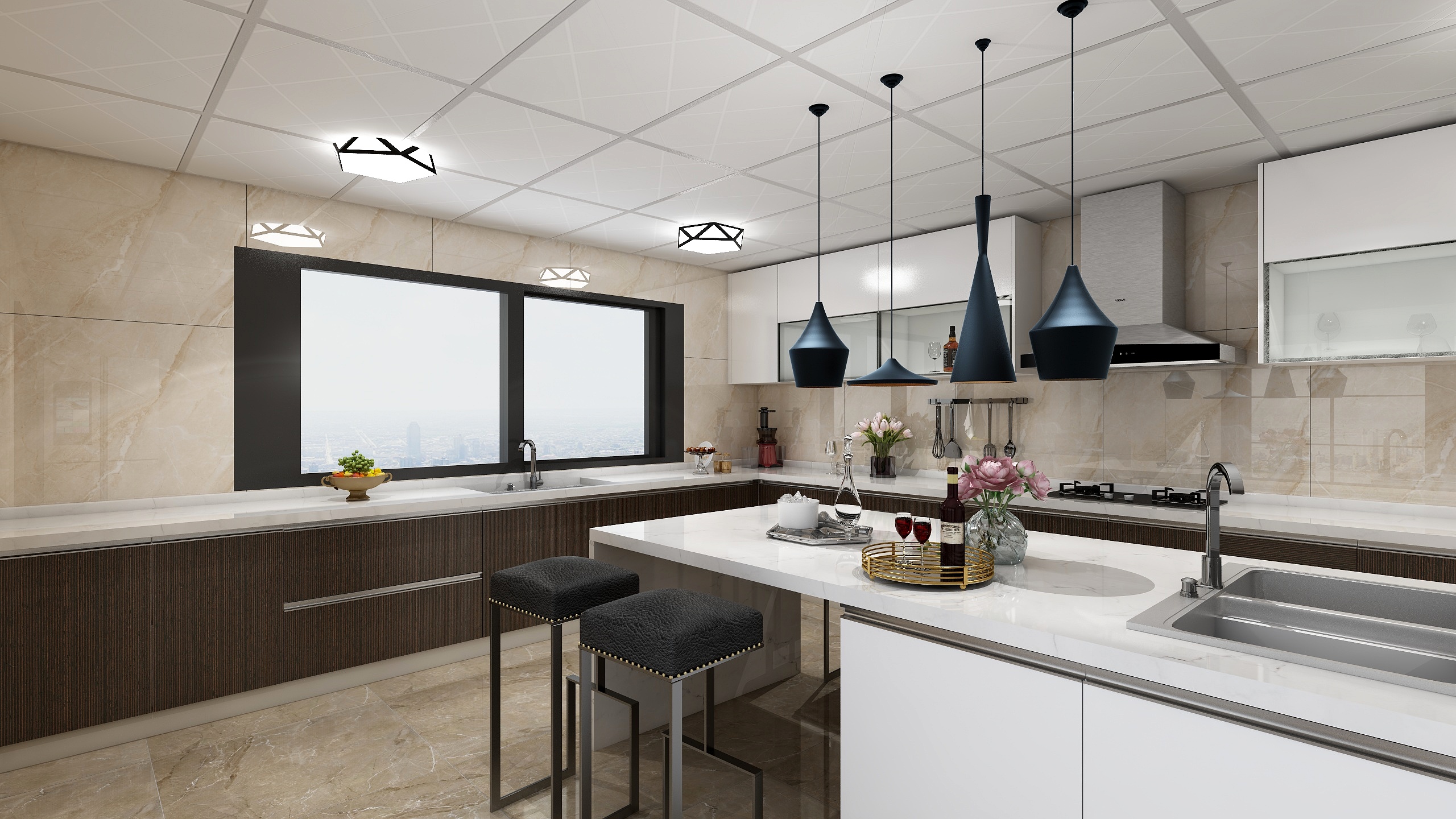 流年mOMd-亲情公寓厨房-装修设计方案