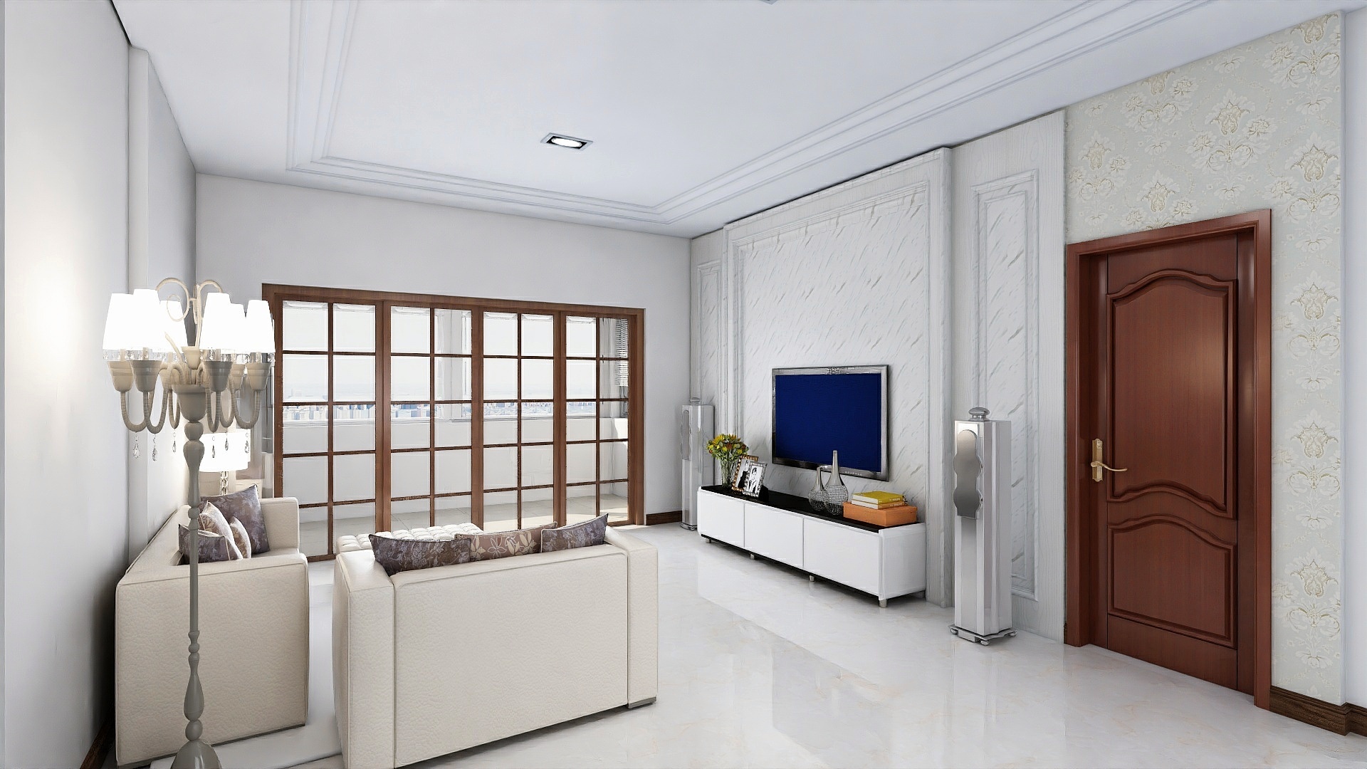 134****2128UHNP-保利山水城122.00㎡五期12/13/14栋C户型4室4厅2卫1厨-副本-装修设计方案