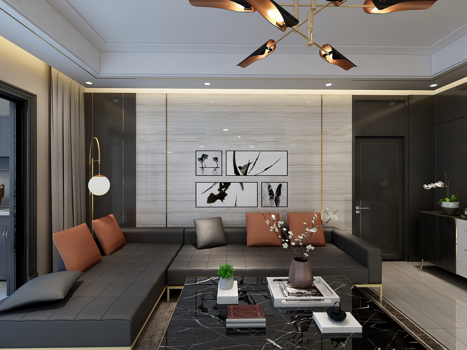 云道空间-Mr甄-【现代简约】三室二厅122平-装修设计方案